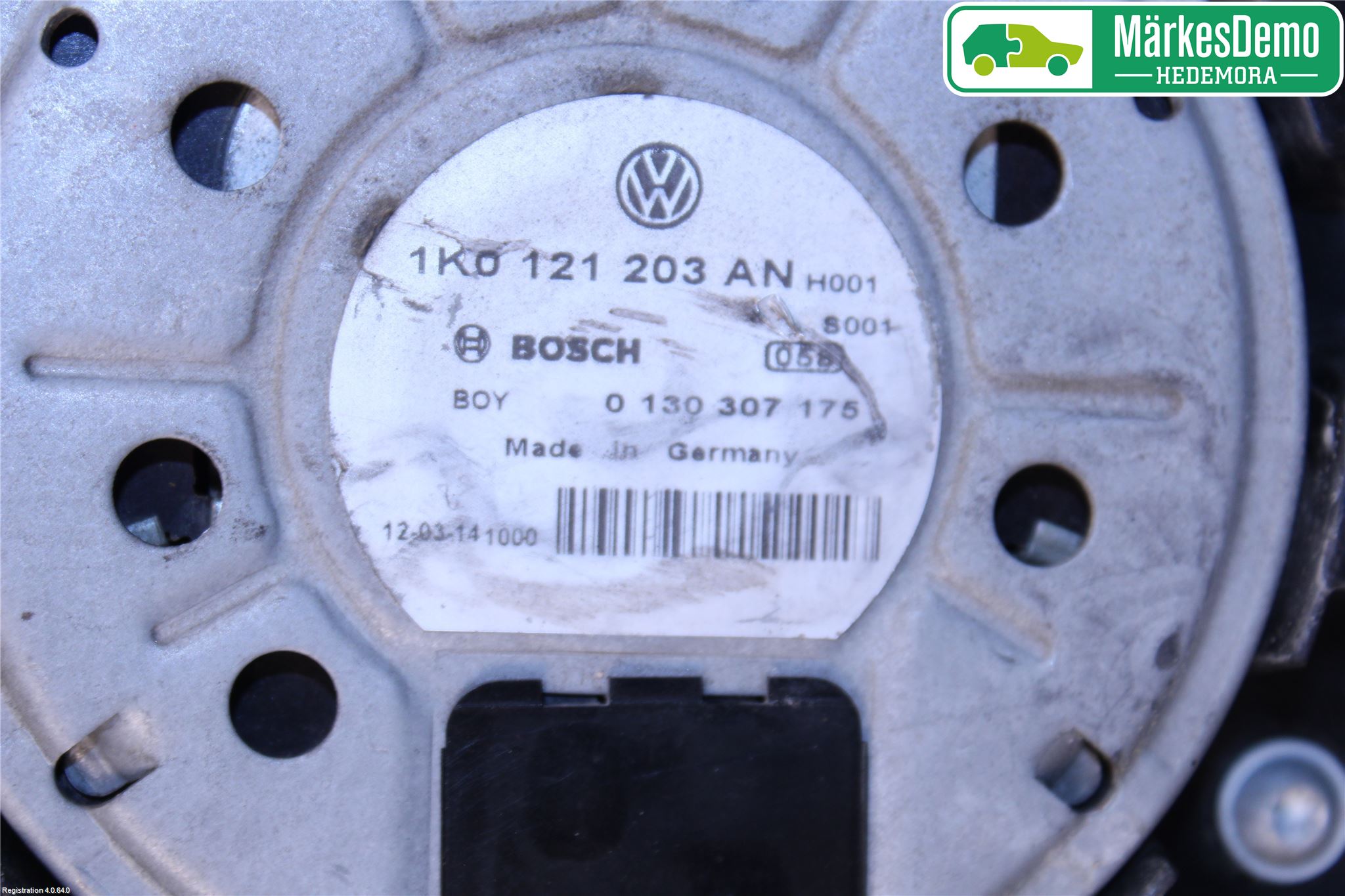 Volkswagen VW CADDY 11-15 Kylfläkt El