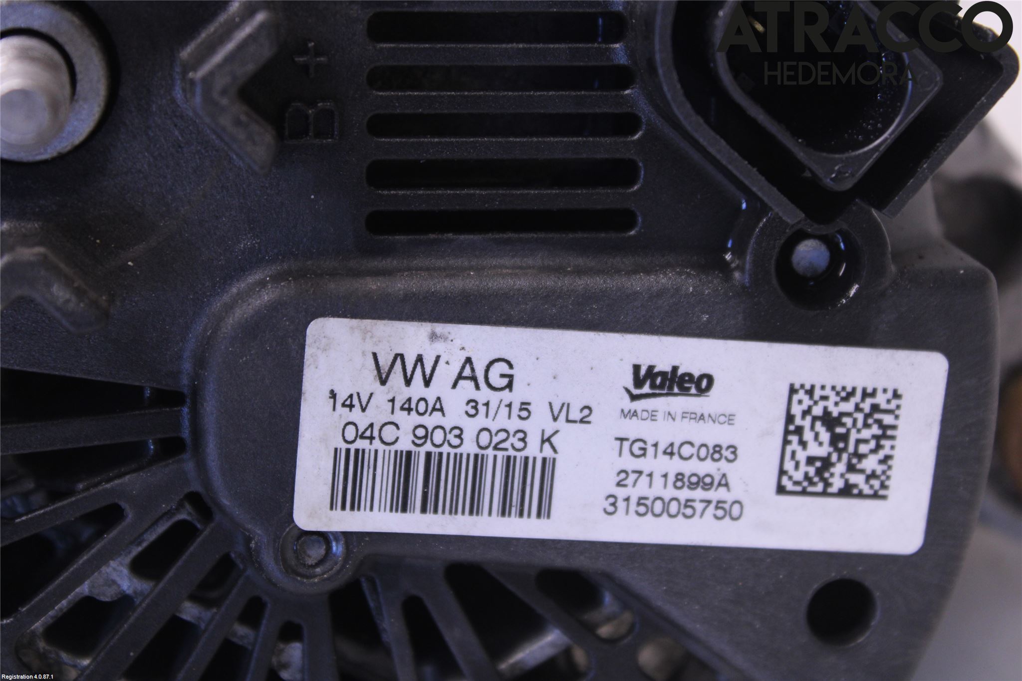 Audi A1/S1 11-18 Generator