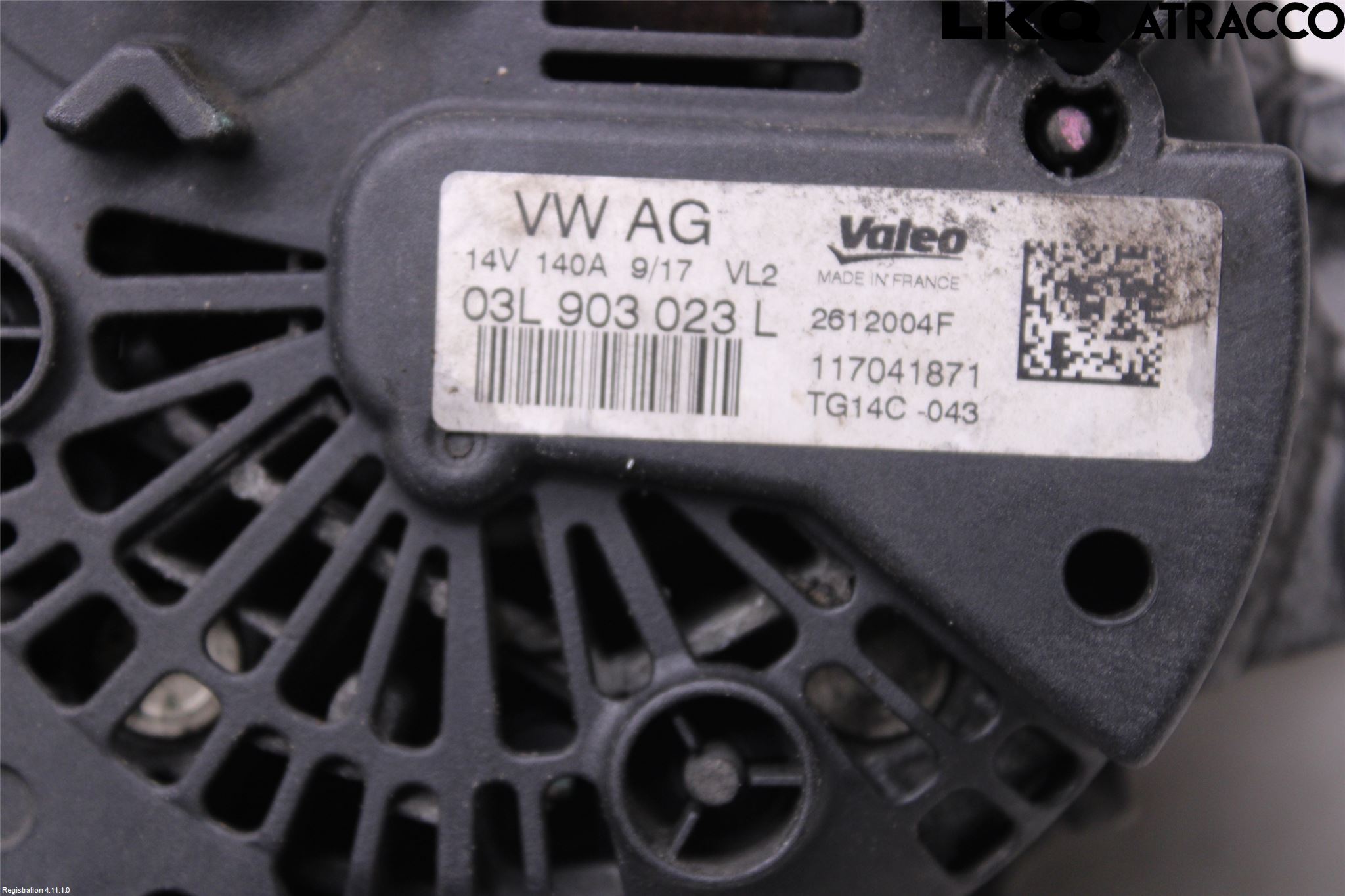 Volkswagen VW CADDY 16-20 Generator