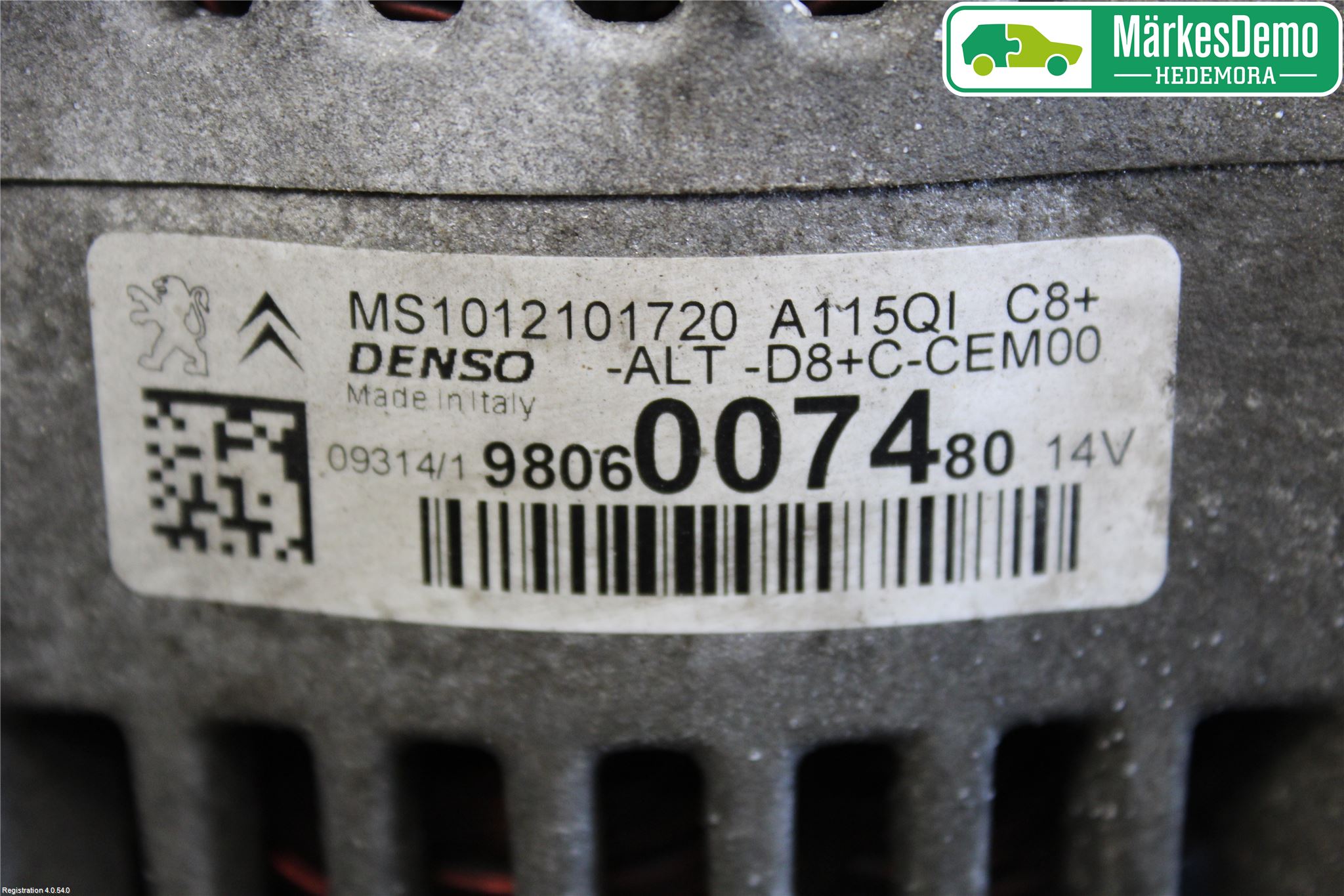 Peugeot 208 12-15 Generator