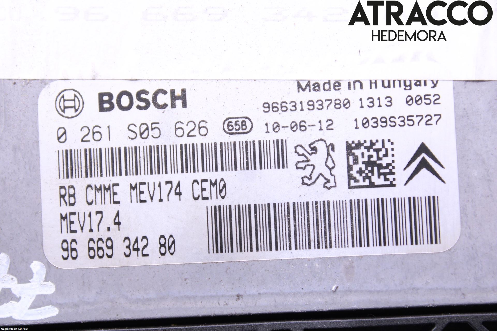 Peugeot 308 08-13 Styrenhet Insprut Bensin