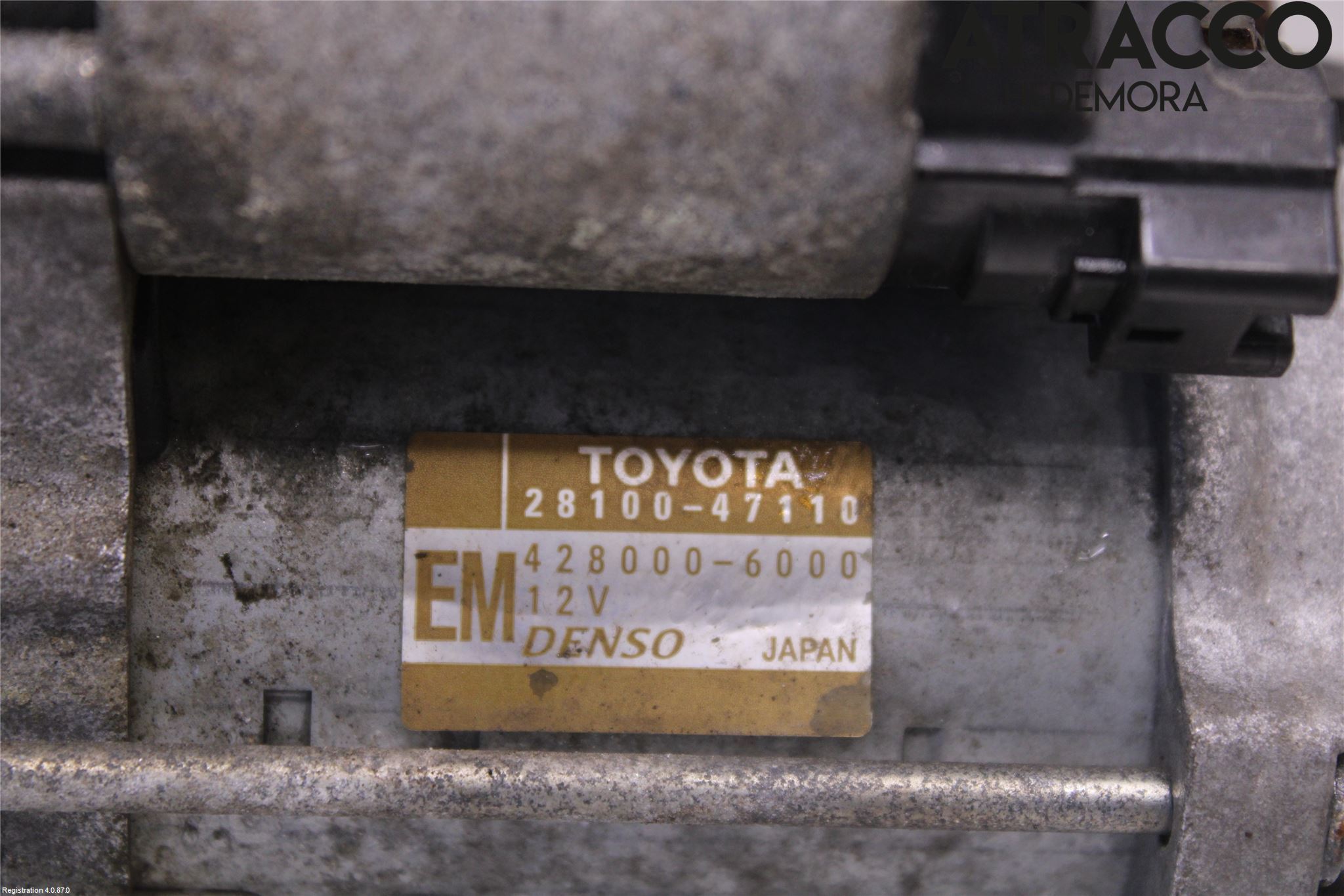 Toyota URBAN CRUISER Startmotor