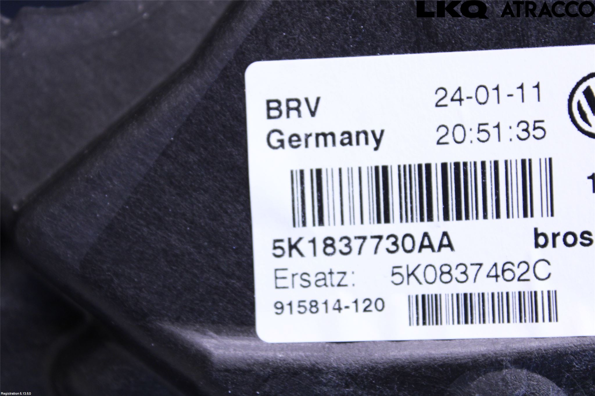 Volkswagen VW GOLF VI 09-13 Fönsterhiss El Kompl