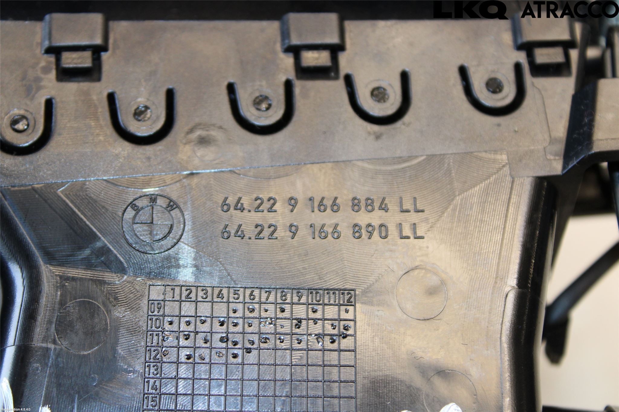 BMW 5 F10/F11/F18 09-17 Defrosterkanal-Munstycke