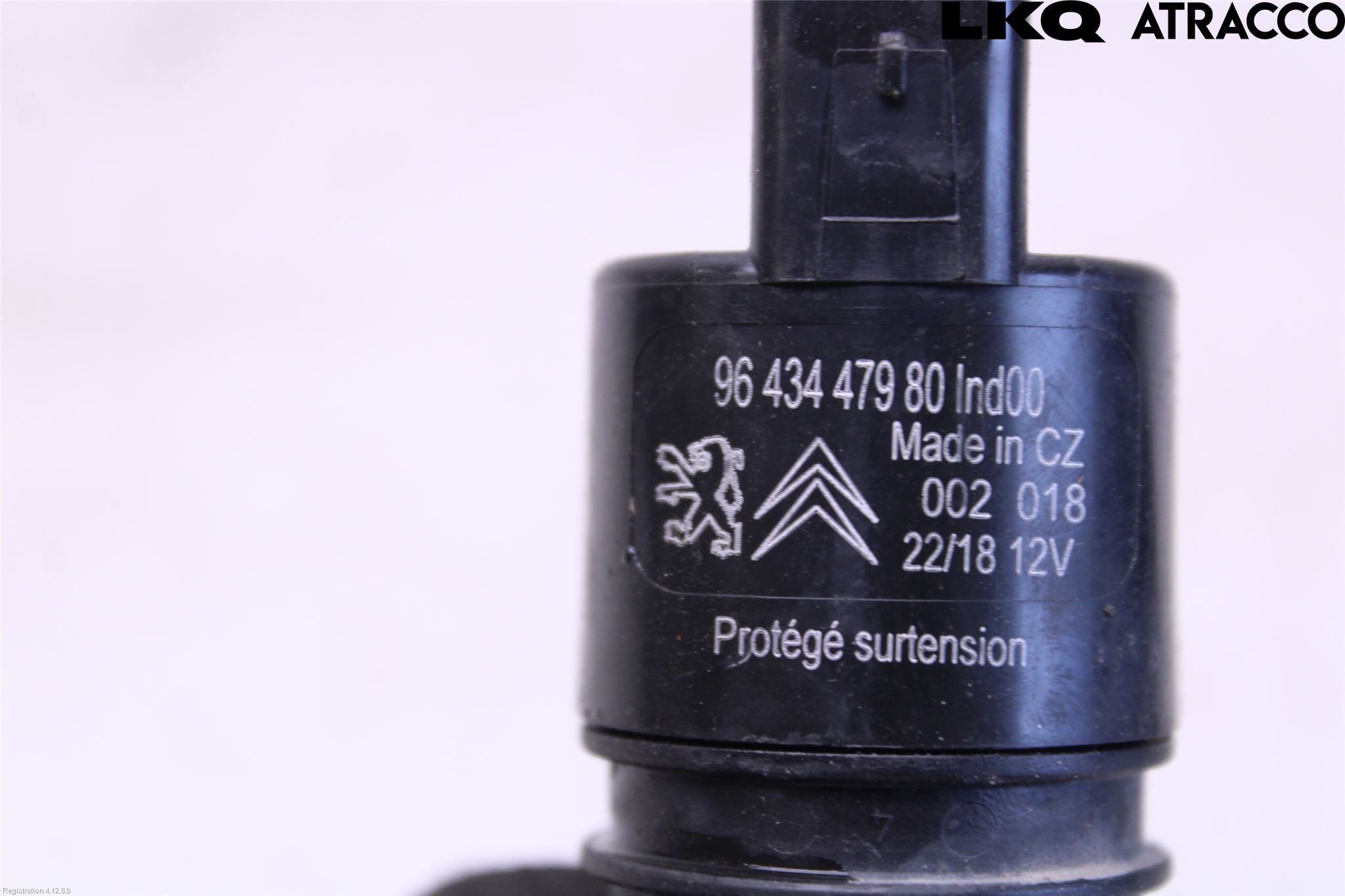 Peugeot 308 14-21 Spolarpump Vindruta