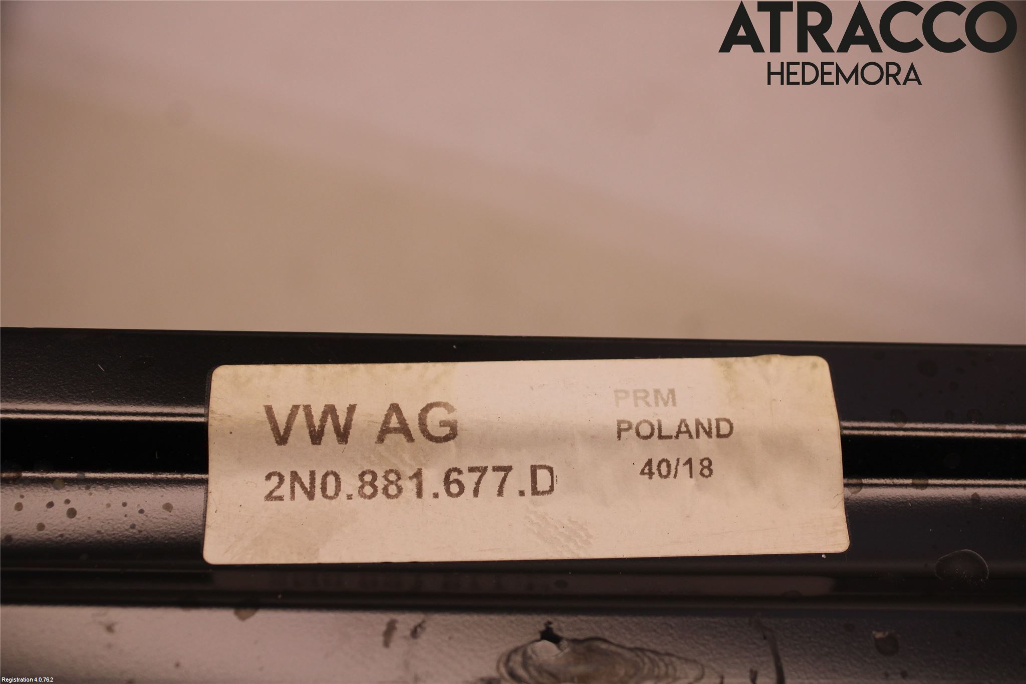 9553 Inredning Stolsunderrede