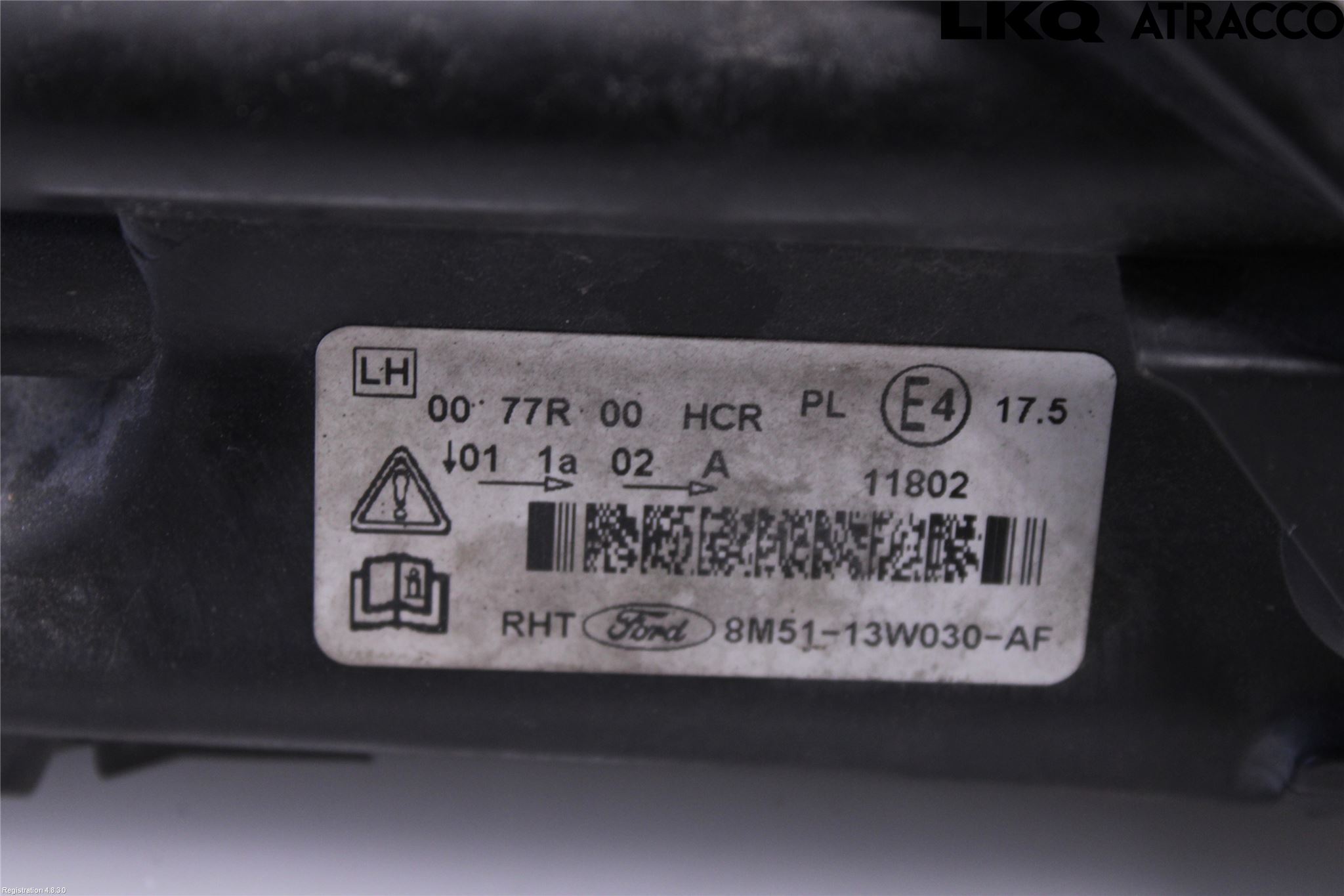 Ford FOCUS 08-11 Strålkastare Vänster