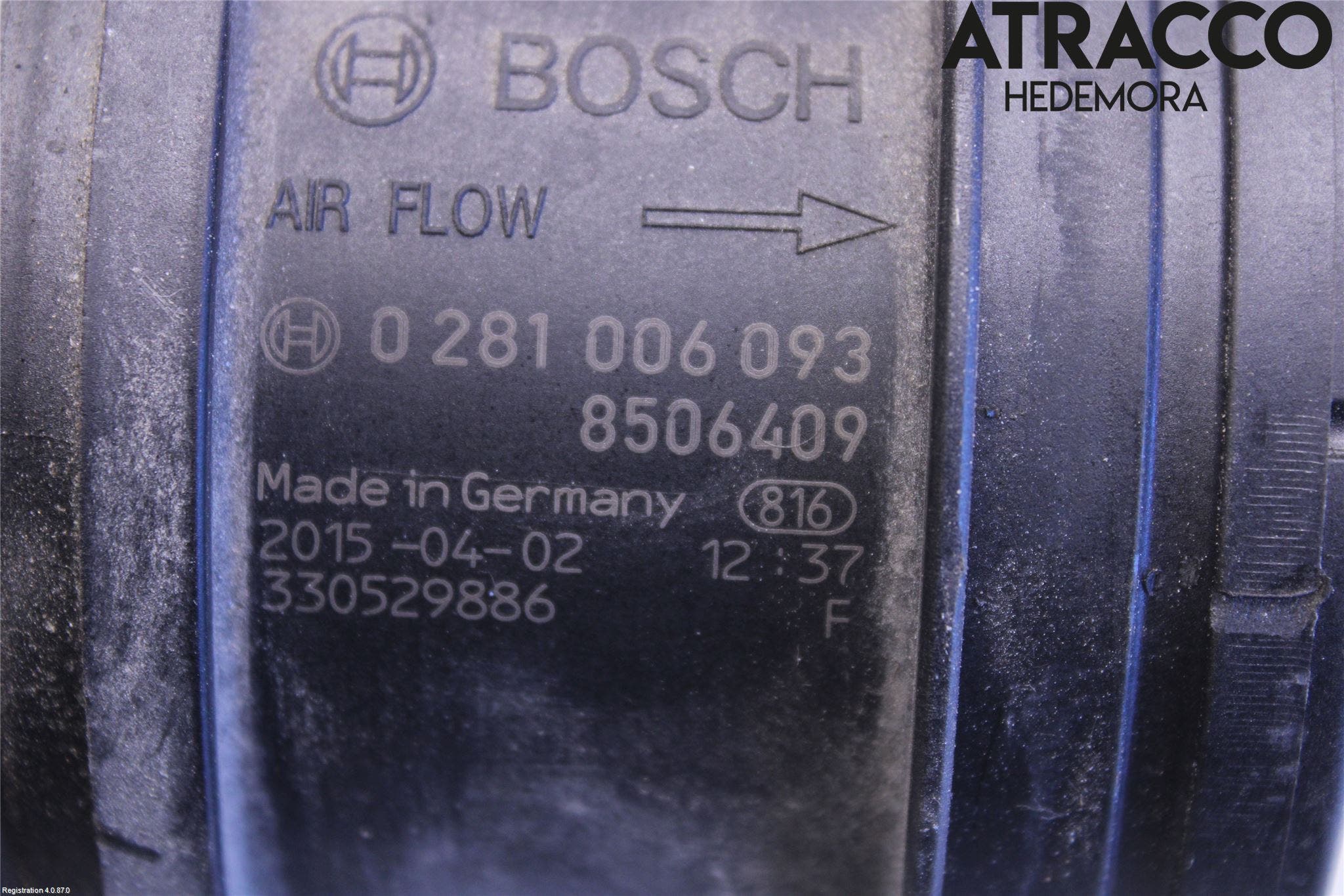 BMW X1 E84 10-15 Injluftmassamätare