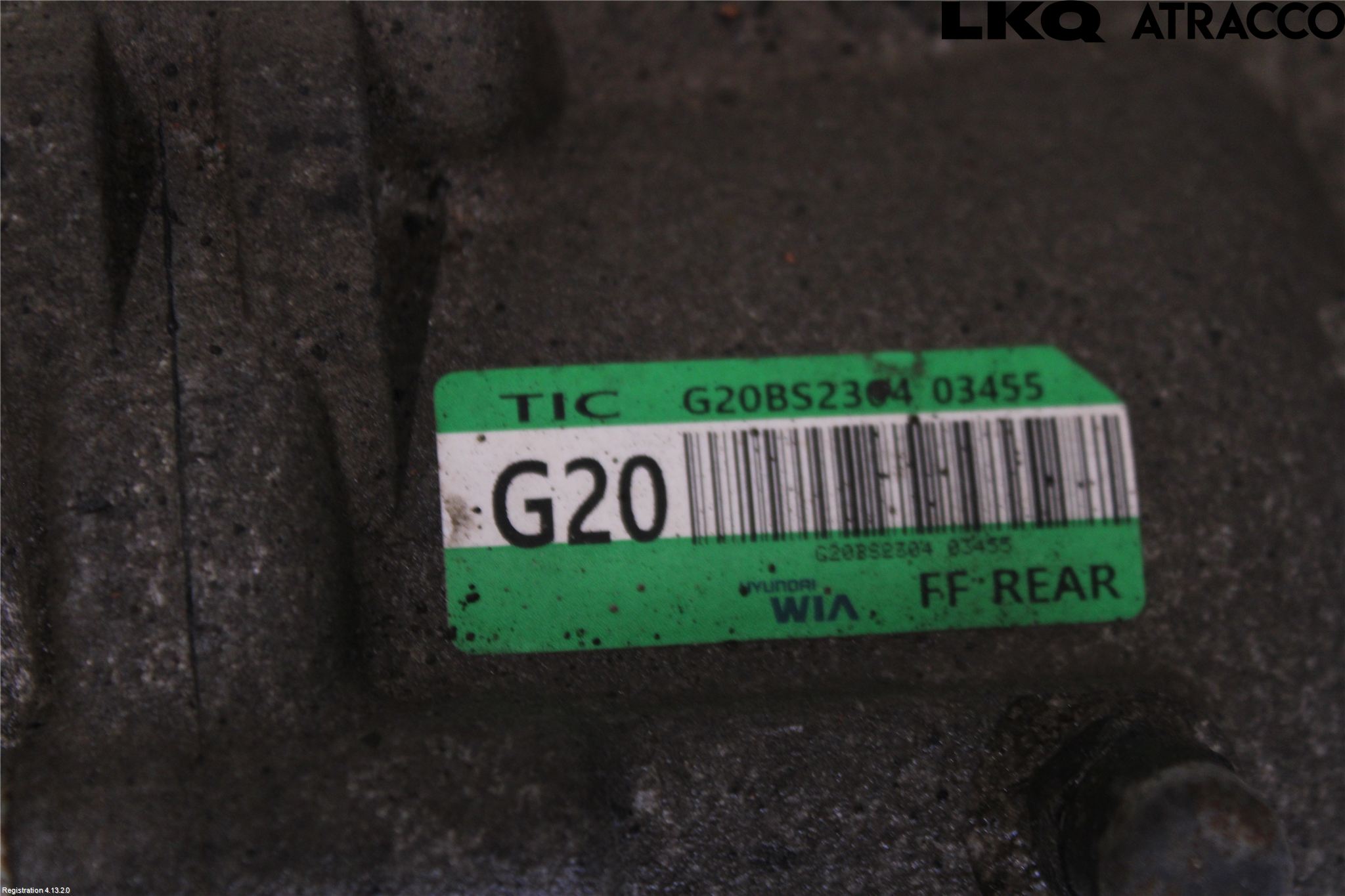 Hyundai TUCSON 05- Bakväxel-Diff