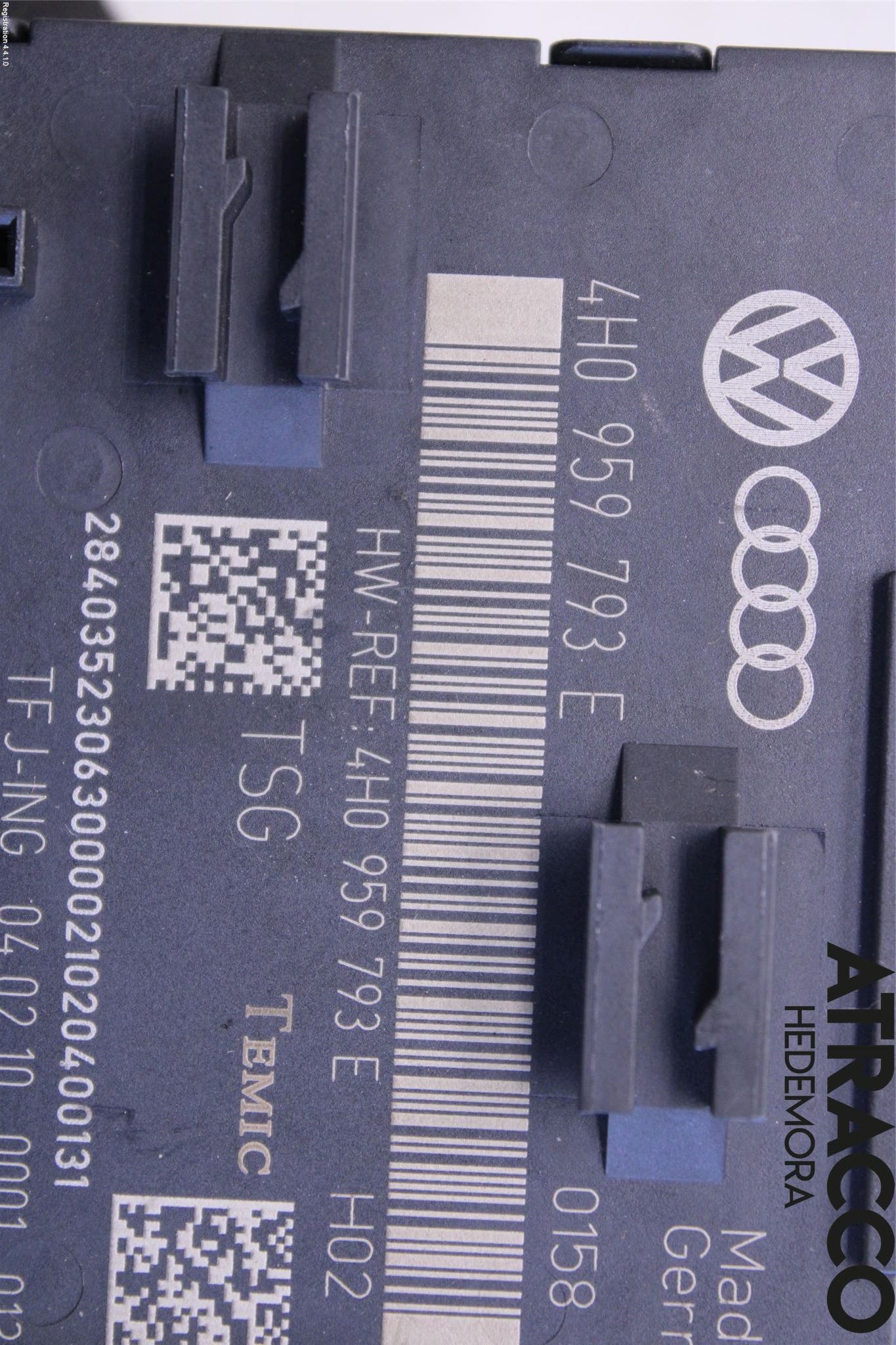 Audi A8/S8 4H 10-17 Styrenhet Dörr
