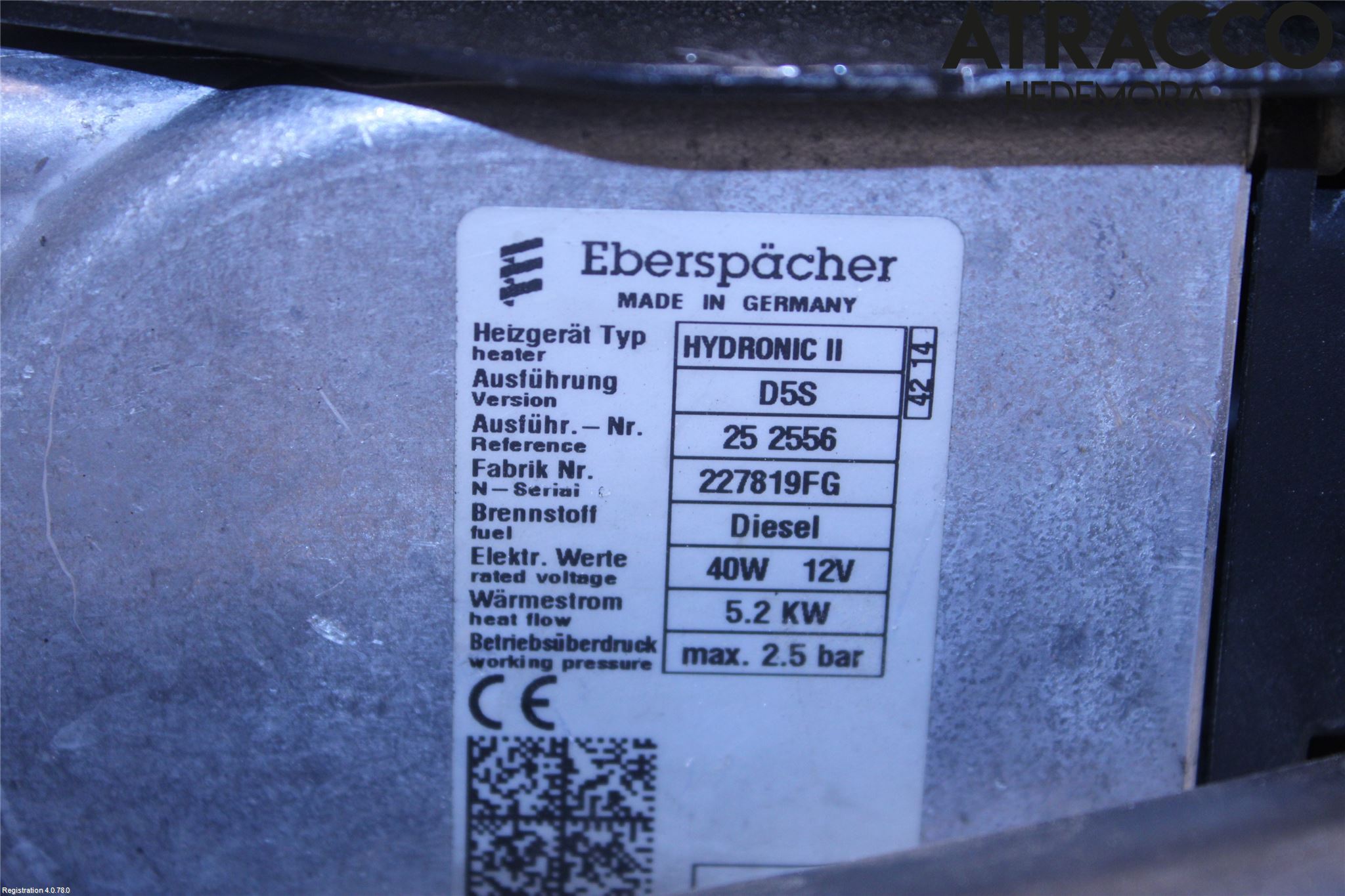 Landrover RANGE ROVER SPORT (L494) 14-22 Dieselvärmare