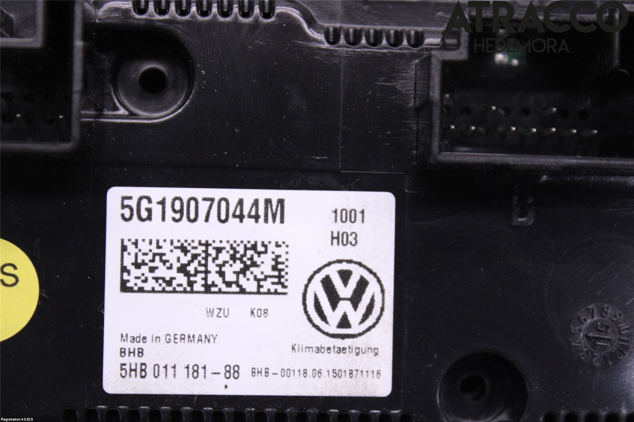 Volkswagen VW GOLF SPORTSVAN 15-20 Ac Styrenhet Ac Manöveren