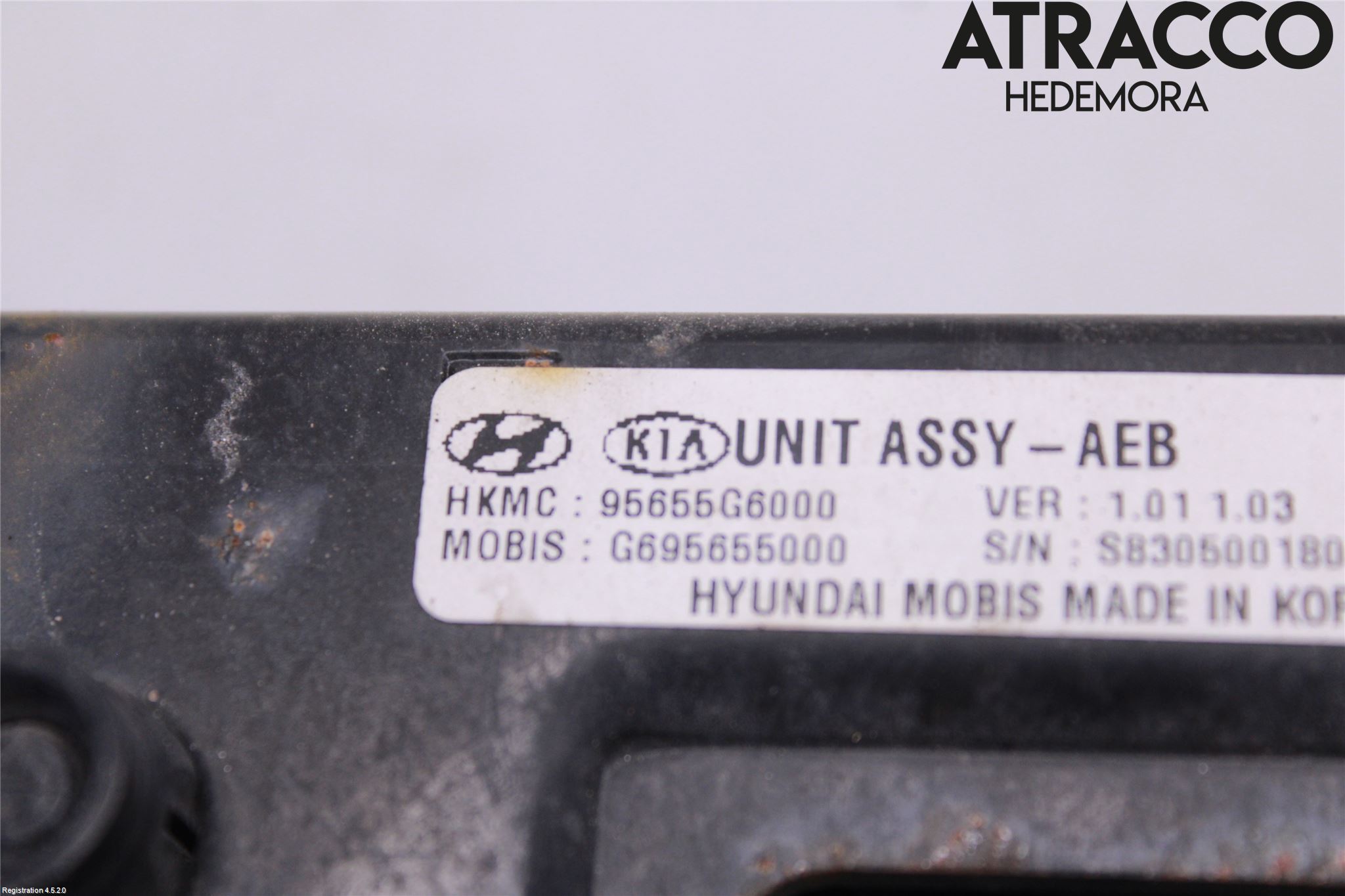 Kia PICANTO 17- Sensor Aktivt Kollisionsskydd