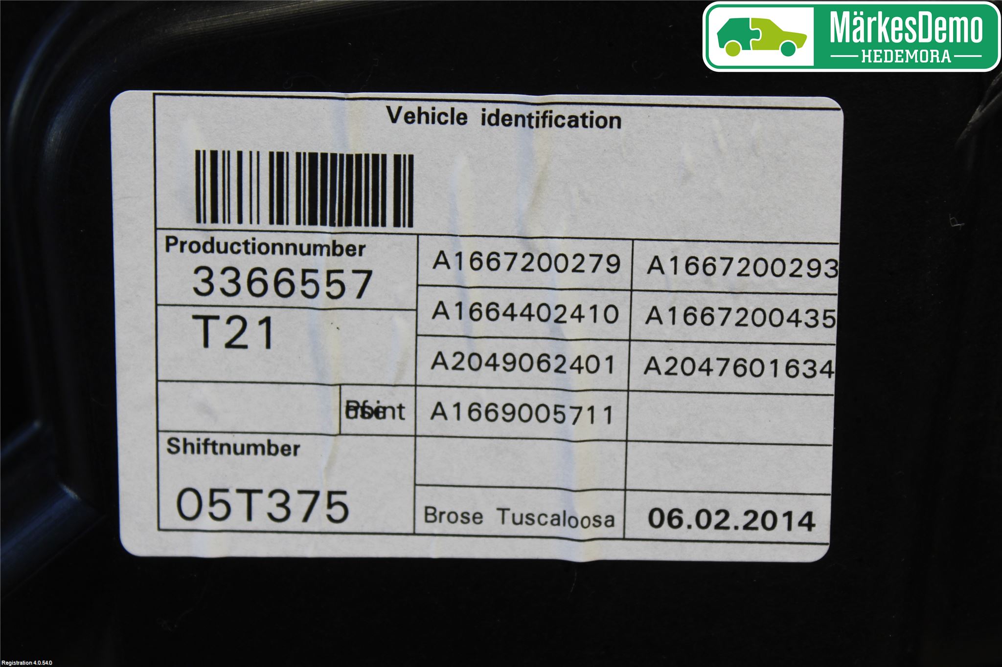 Mercedes-Benz MB GL/GLS-KLASS (X166) 12-19 Fönsterhiss El Kompl