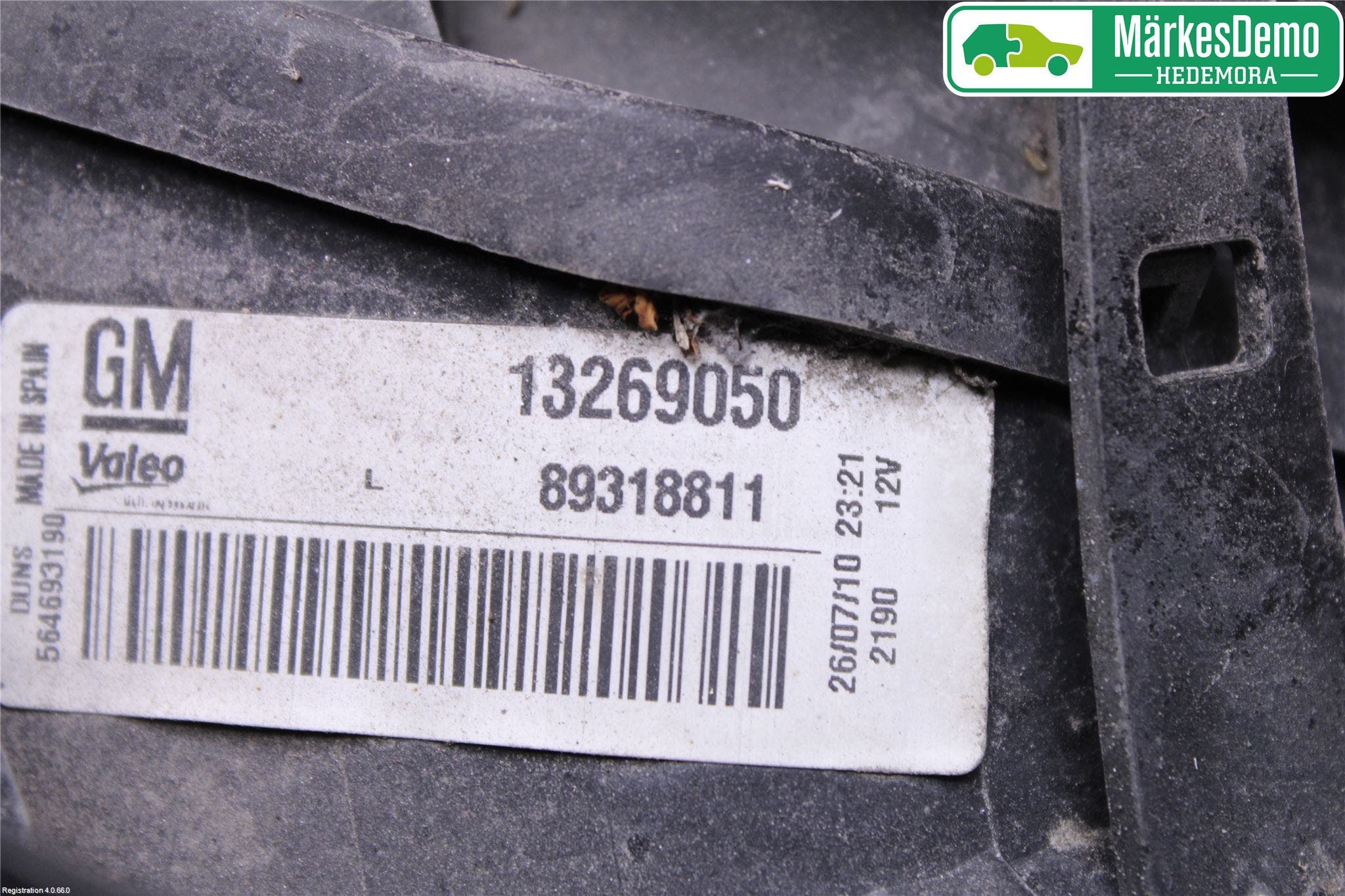 Opel CORSA D 07-14 Bakljus Vänster