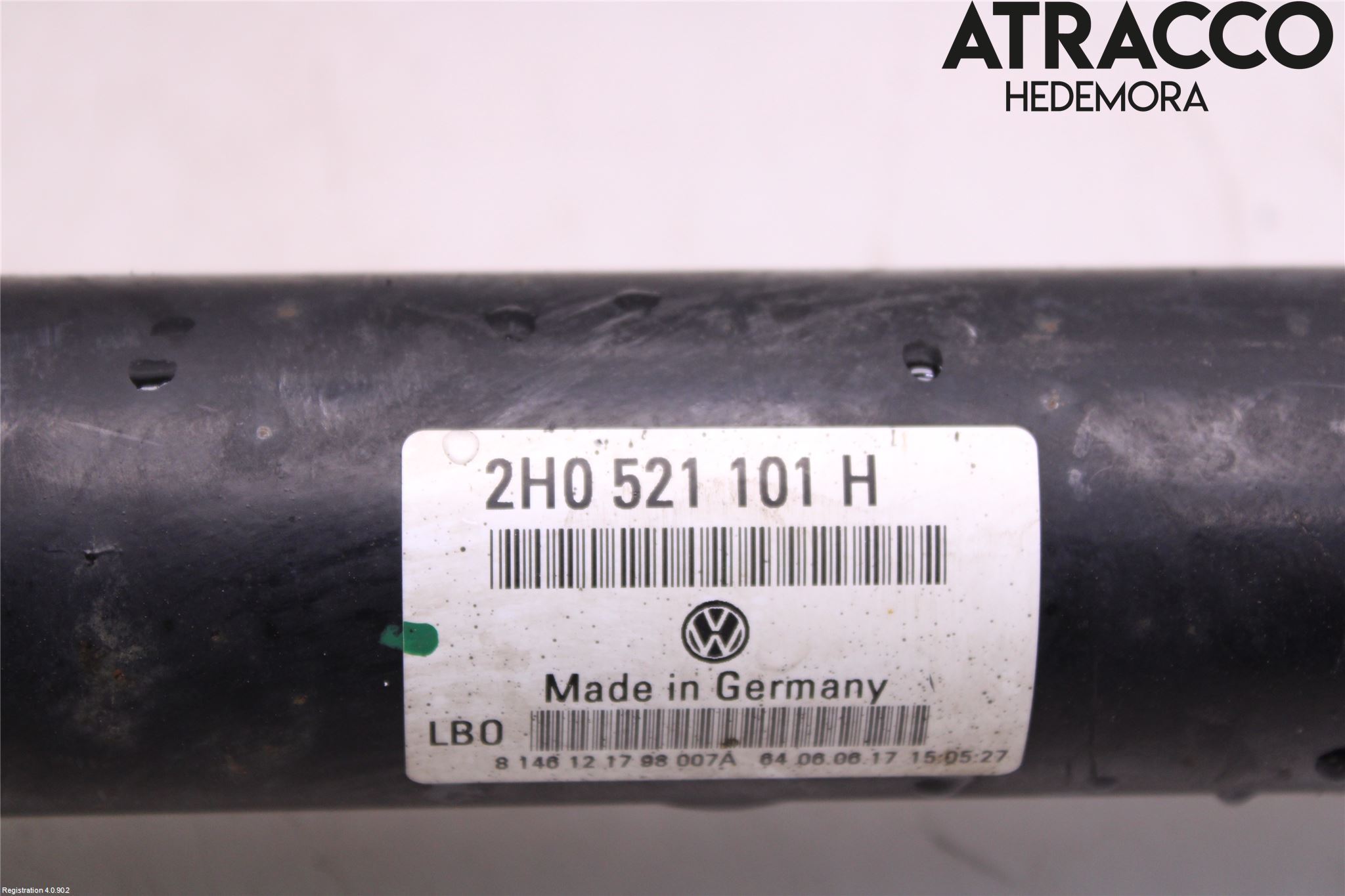 Volkswagen VW AMAROK 2H 10-22 Mellanaxel Främre 4Wd