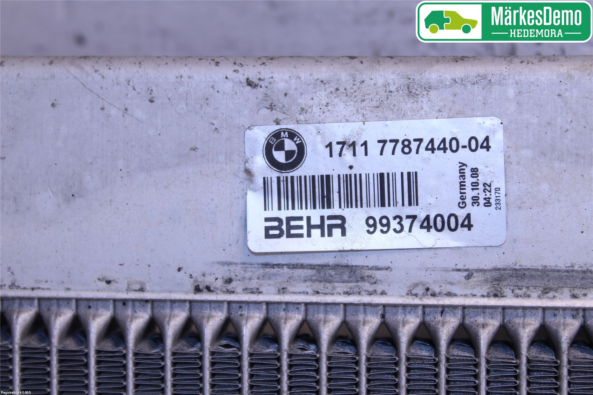 BMW 5 E60/61 Sed/Tou 02-10 Ac Kondensor-Kylare