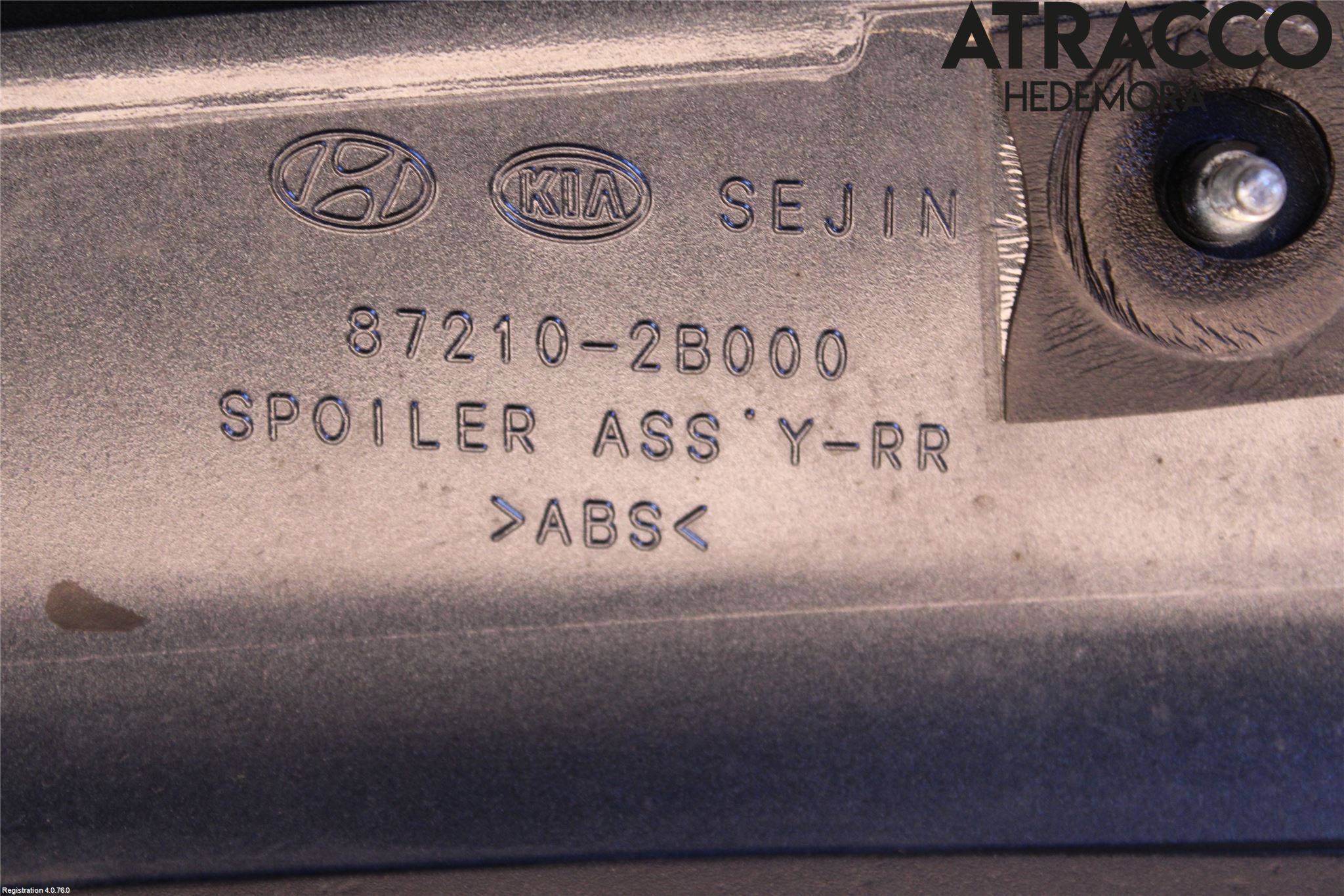 Hyundai SANTA FE  06-12 Spoiler Baklucka