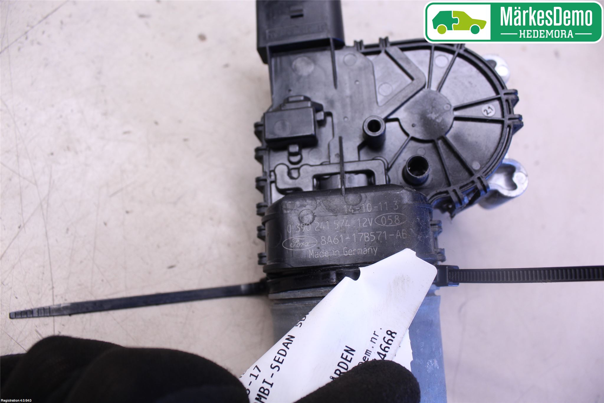 Ford FIESTA 13-17 Torkarmotor Vindruta