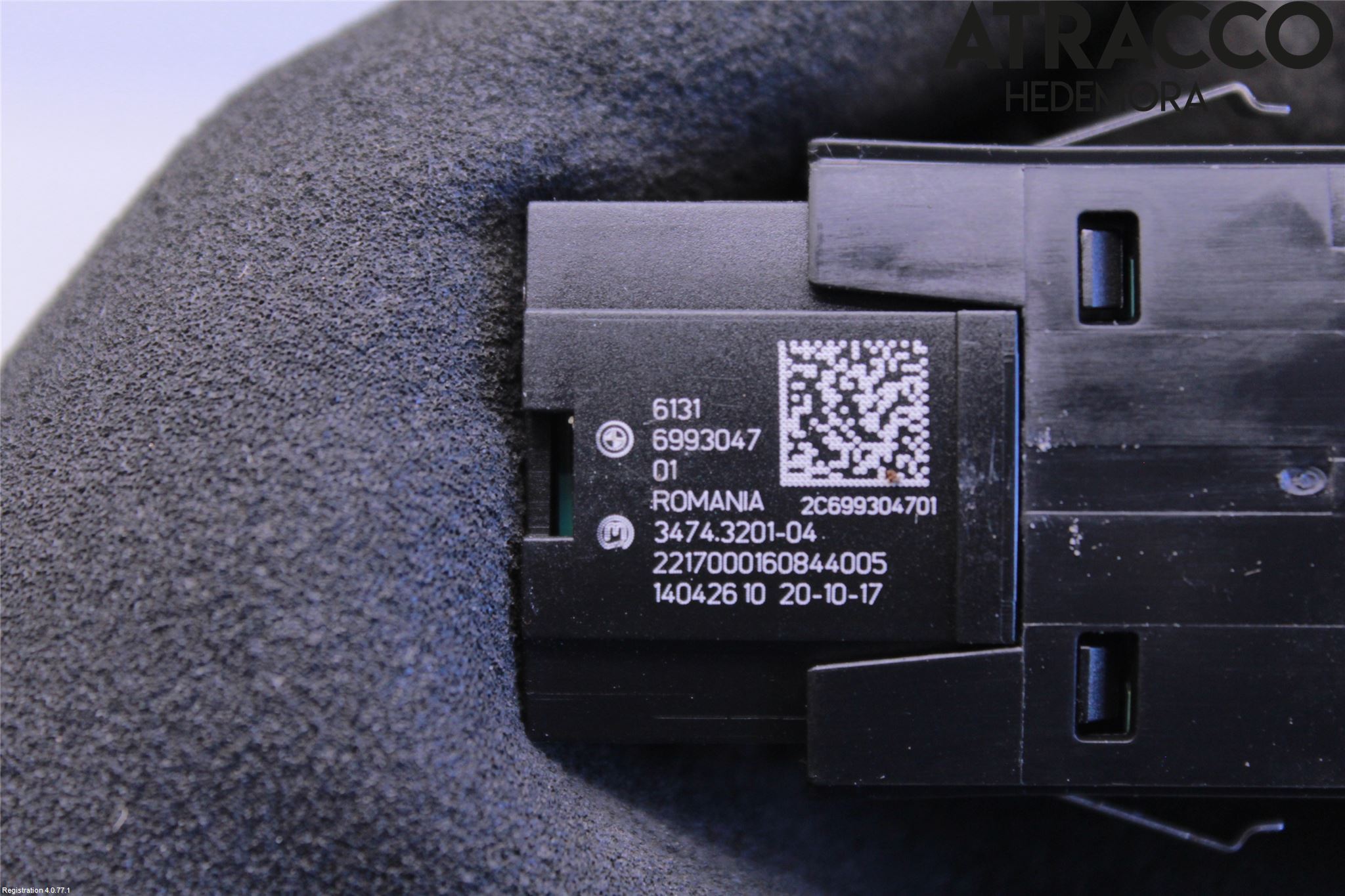 BMW 5 G30/G31/F90 17-23 Strömställare Varnings