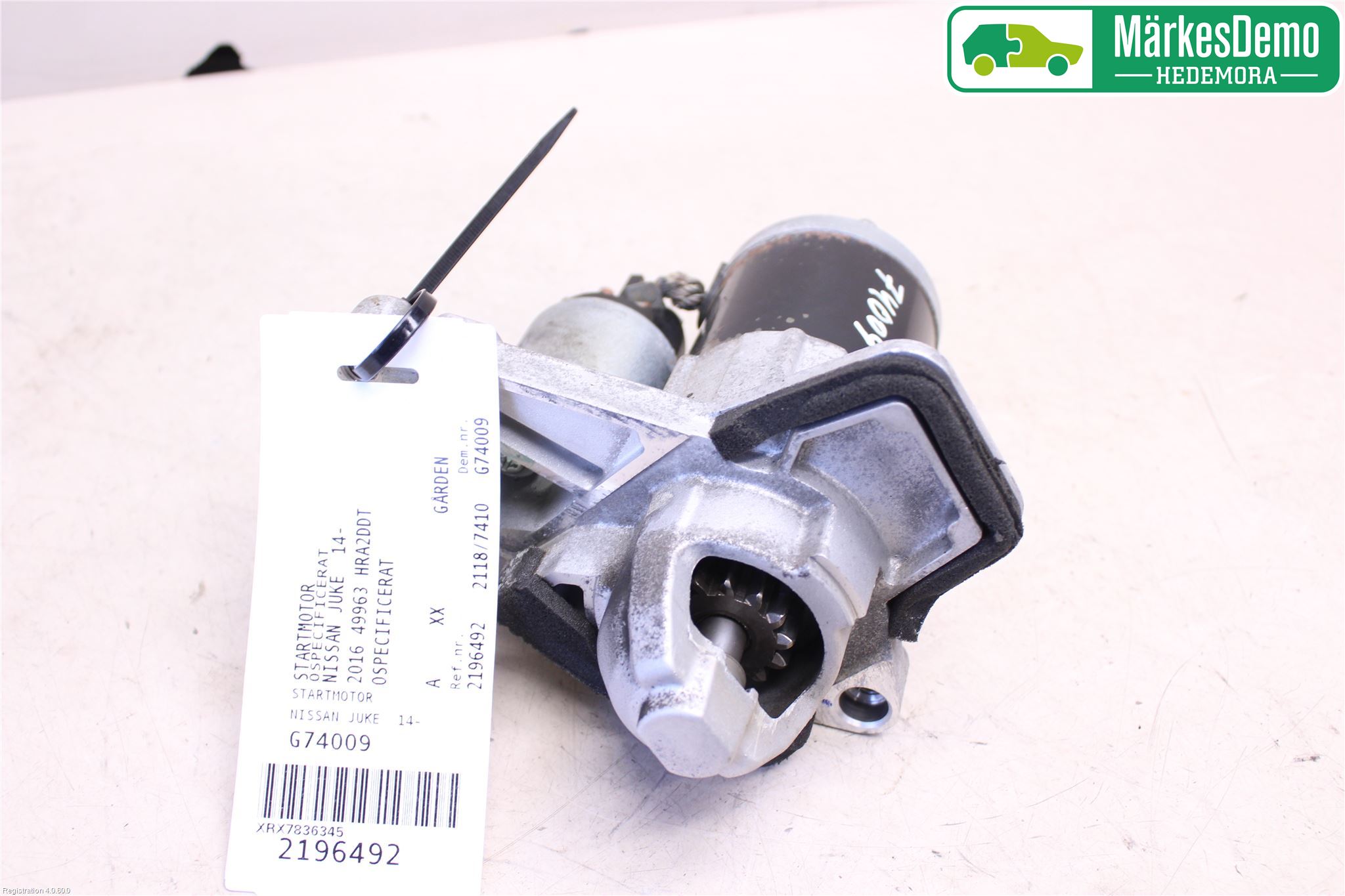 Nissan JUKE 14-19 Startmotor