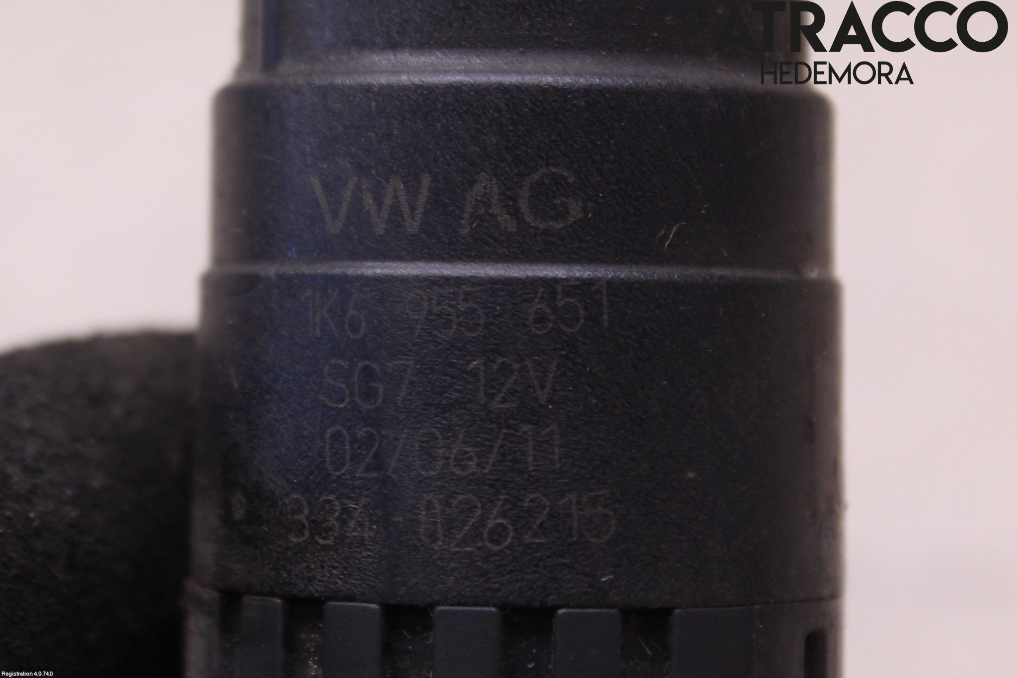 Volkswagen VW GOLF VI 09-13 Spolarpump Vindruta