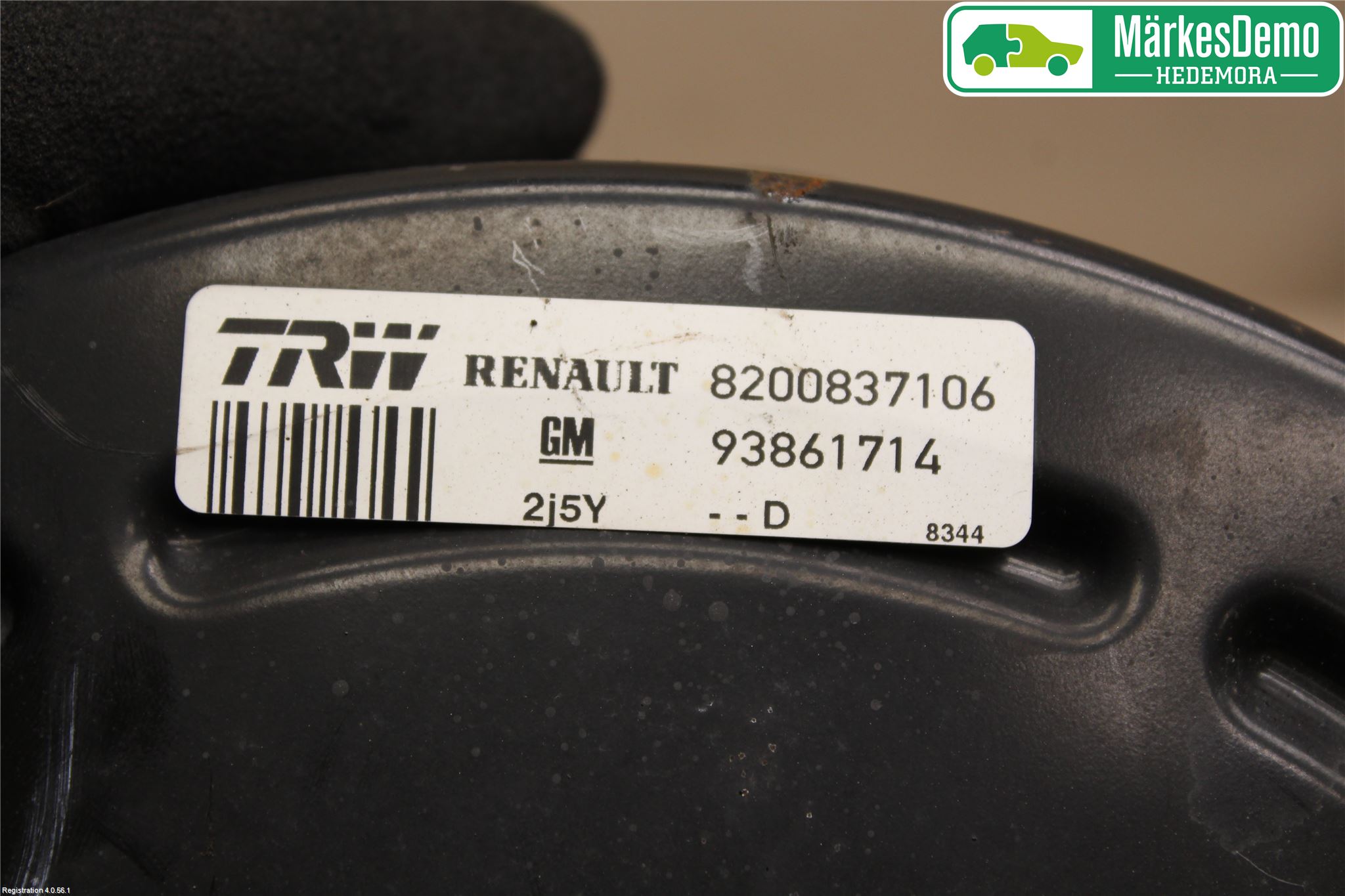Renault TRAFIC   02-14 Bromsservo