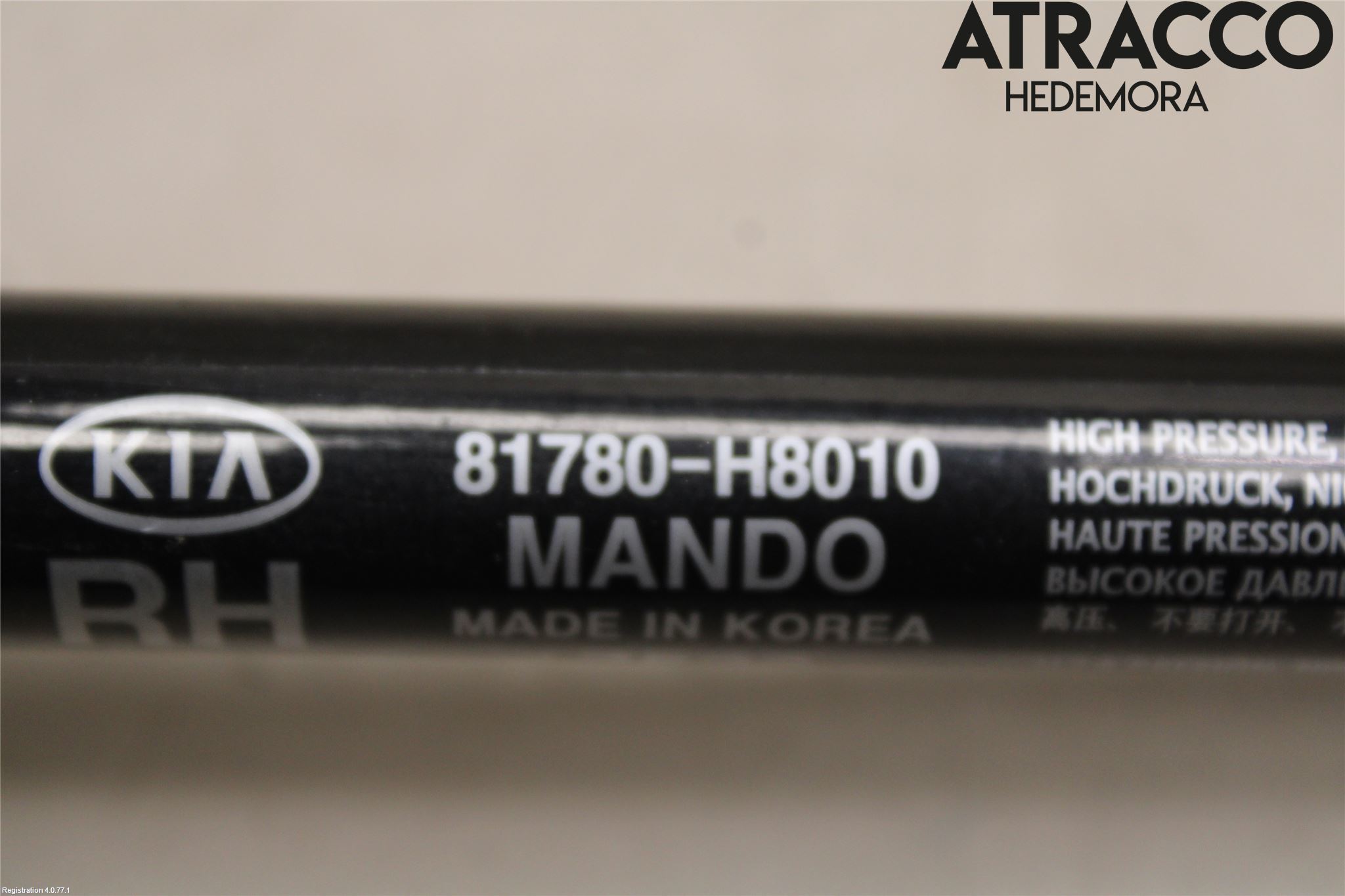 Kia RIO 17- Gasfjäder Baklucka