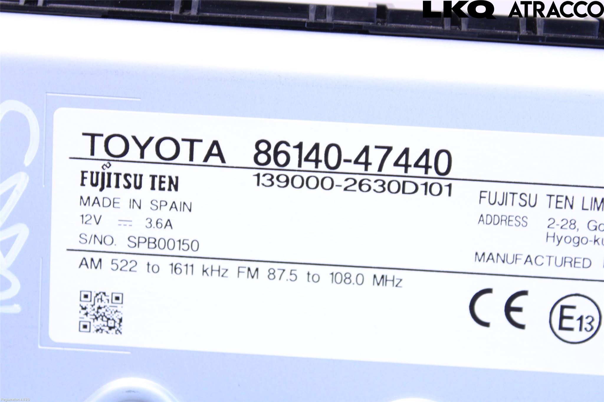 Toyota PRIUS (ZVW50) 16-21 Cd Radio - Multimediapanel