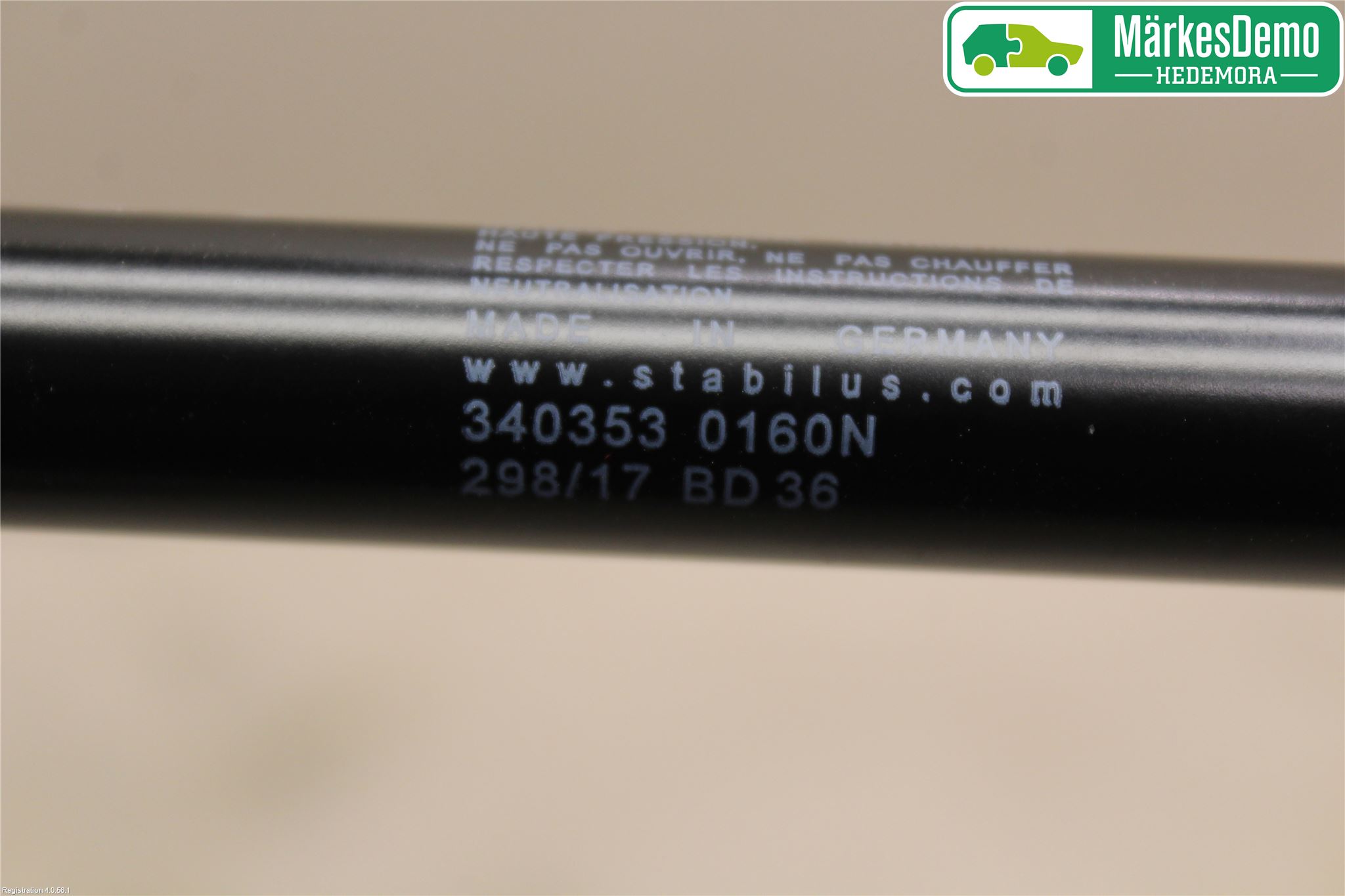 Mopedbil Ligier LIGIER JS 50 Gasfjäder Baklucka