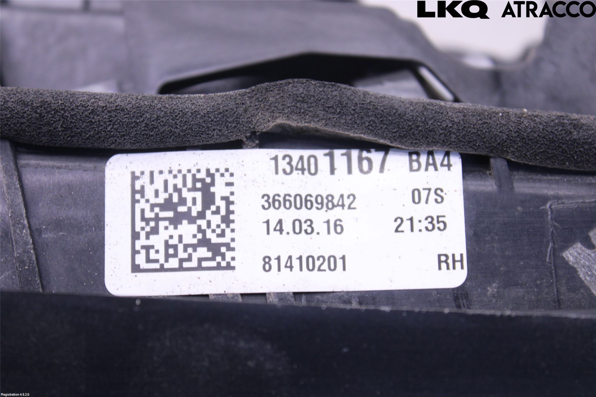 Opel ASTRA K 16-22 Bakljus Lucka Hö