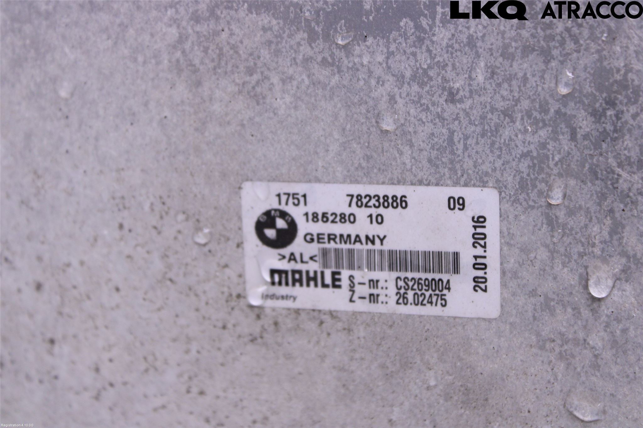 BMW X6 F16 14-19 Laddluft-Intercooler Kyl