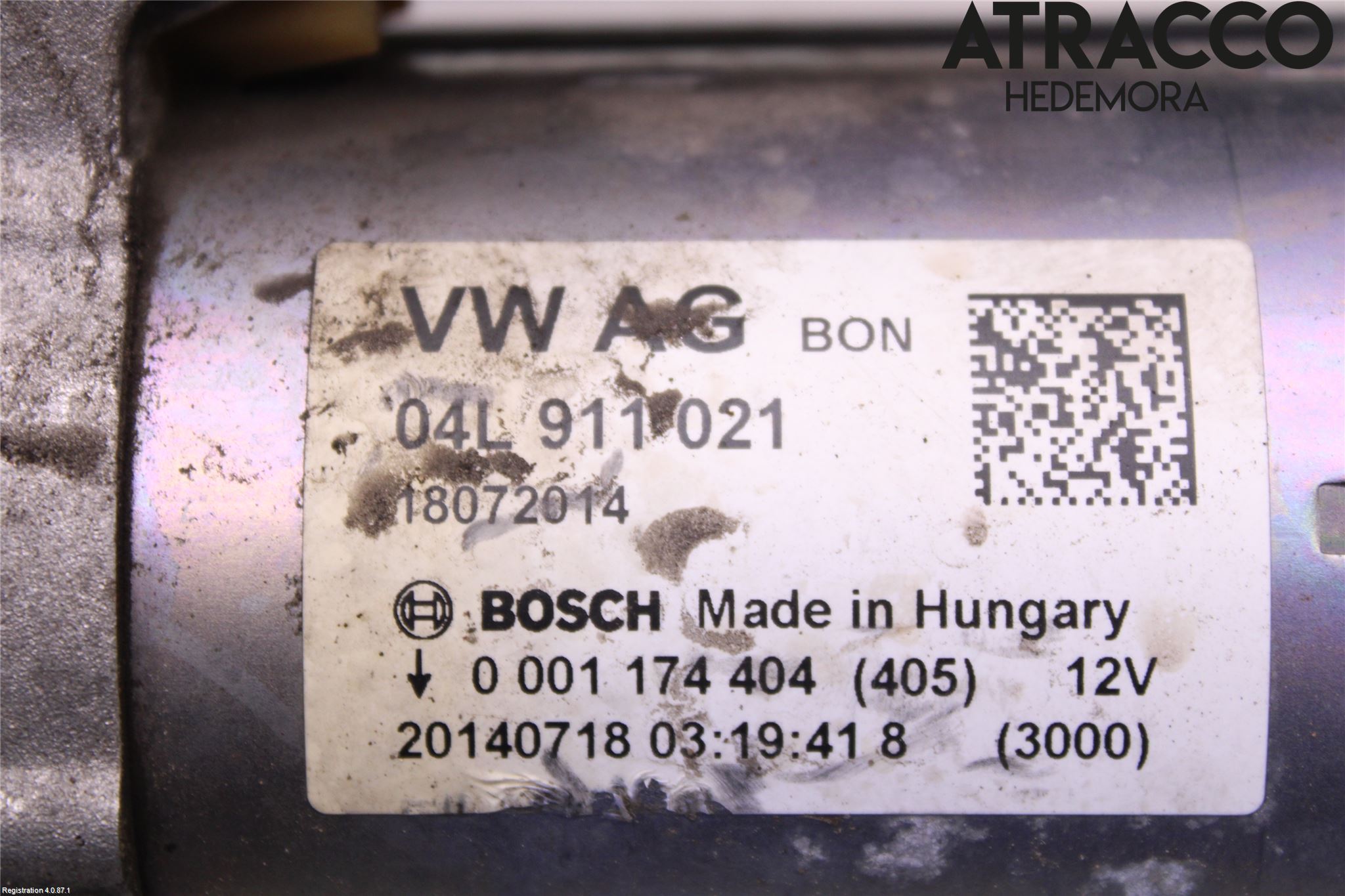 Audi A4 12-15 Startmotor Diesel