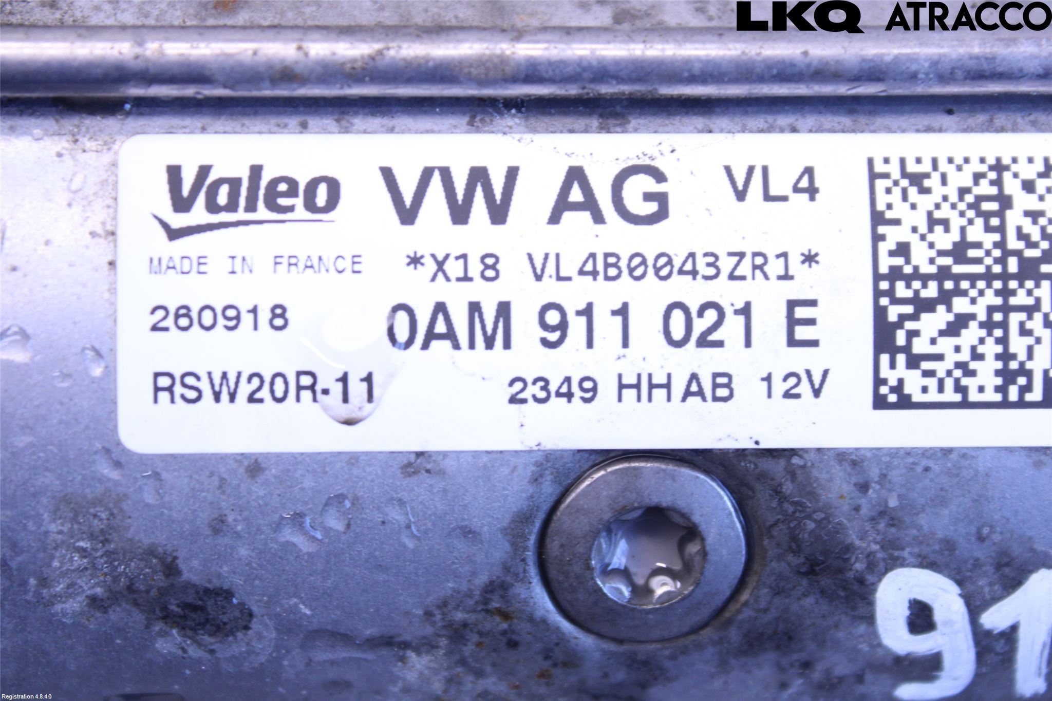 Skoda FABIA 15-21 Startmotor Diesel
