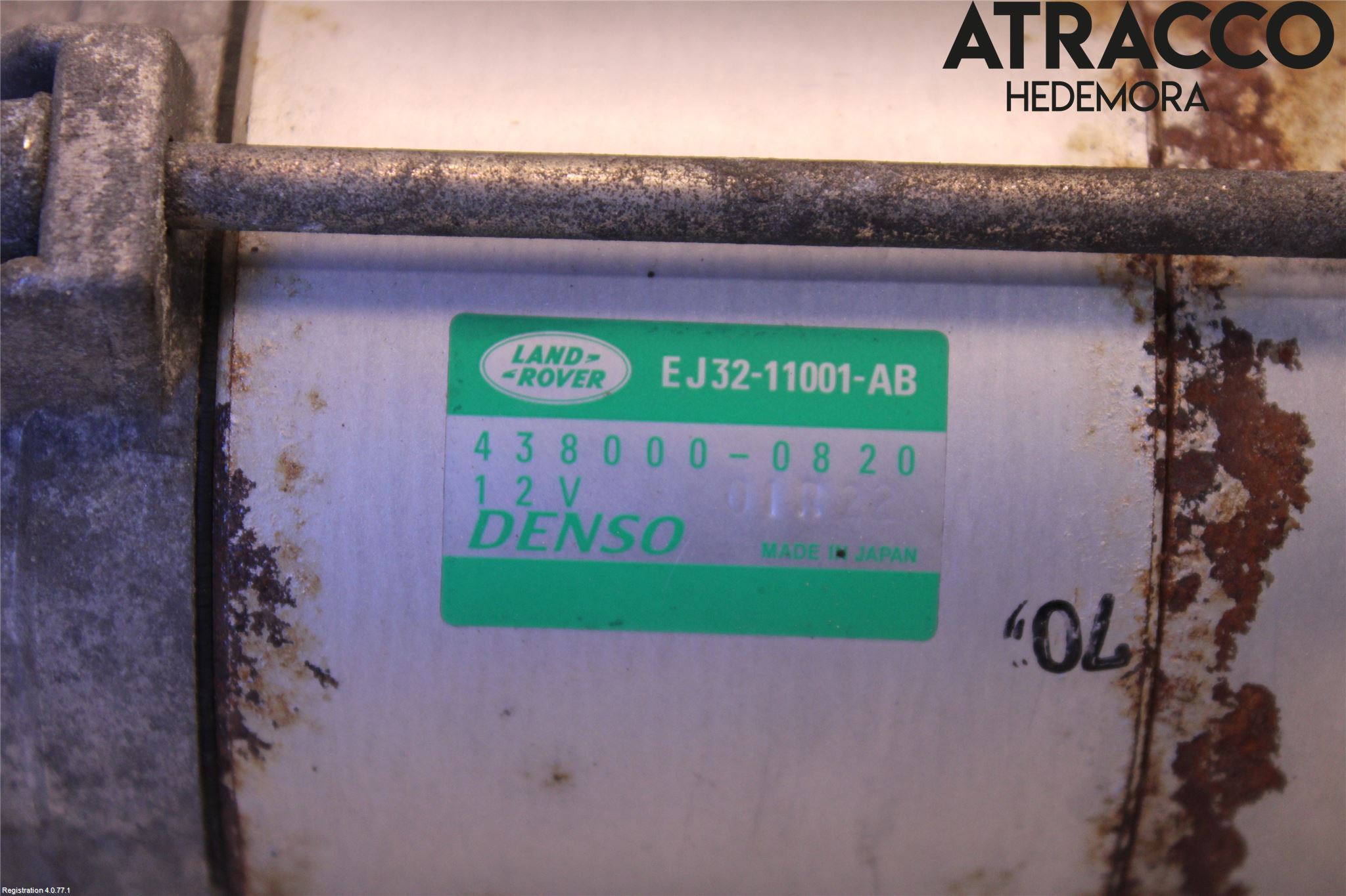 Landrover LAND ROVER RANGE ROVER EVOQUE (L538) 11-18 Startmotor Diesel