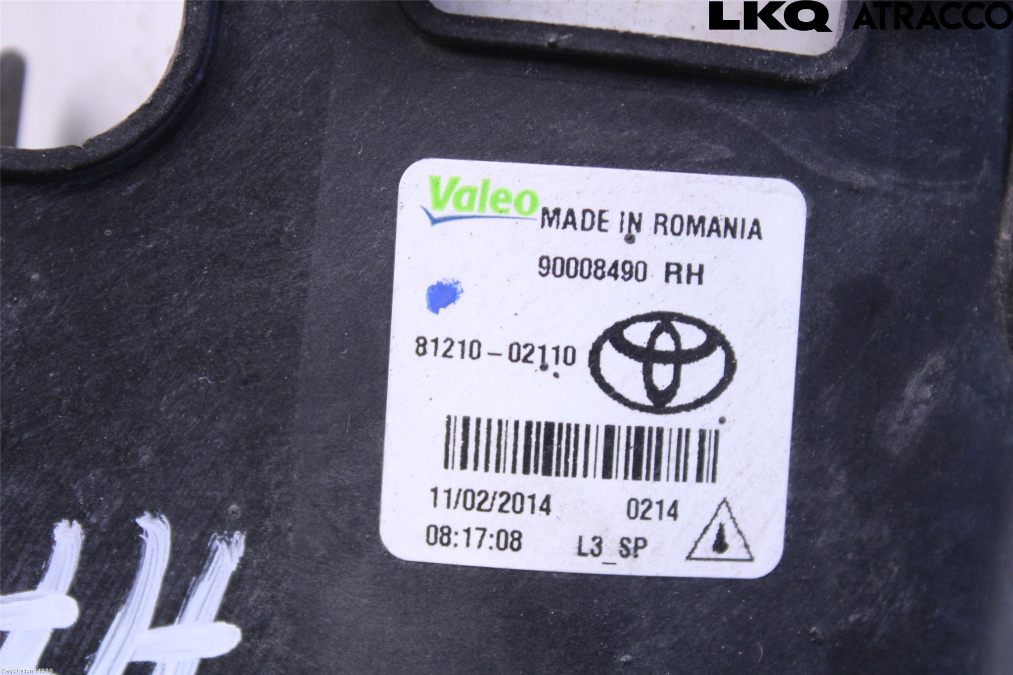 Toyota AURIS 13-19 Dimljus-Varselljus Fram
