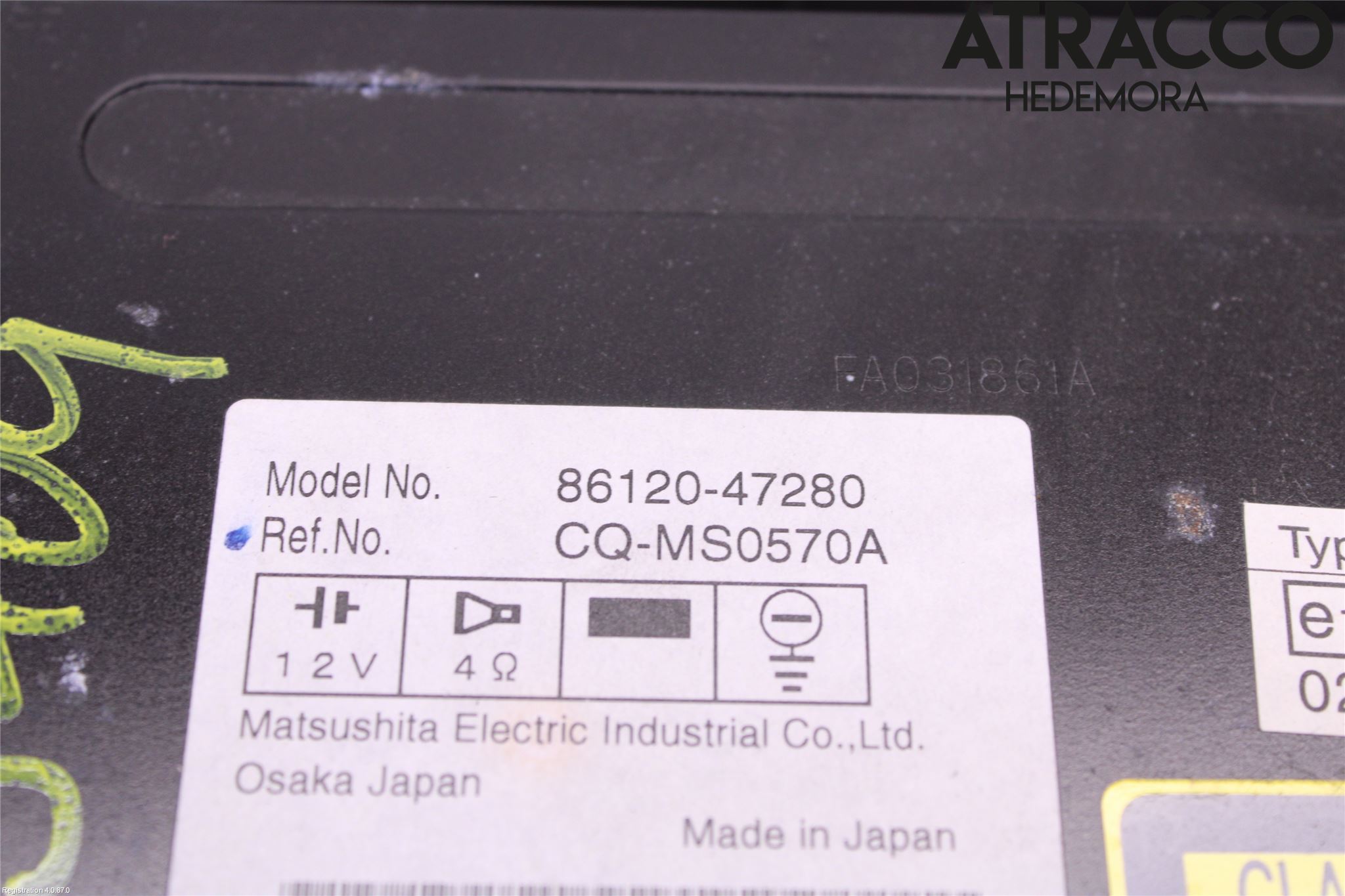 Toyota PRIUS NWH20 04-08 Cd Radio - Multimediapanel