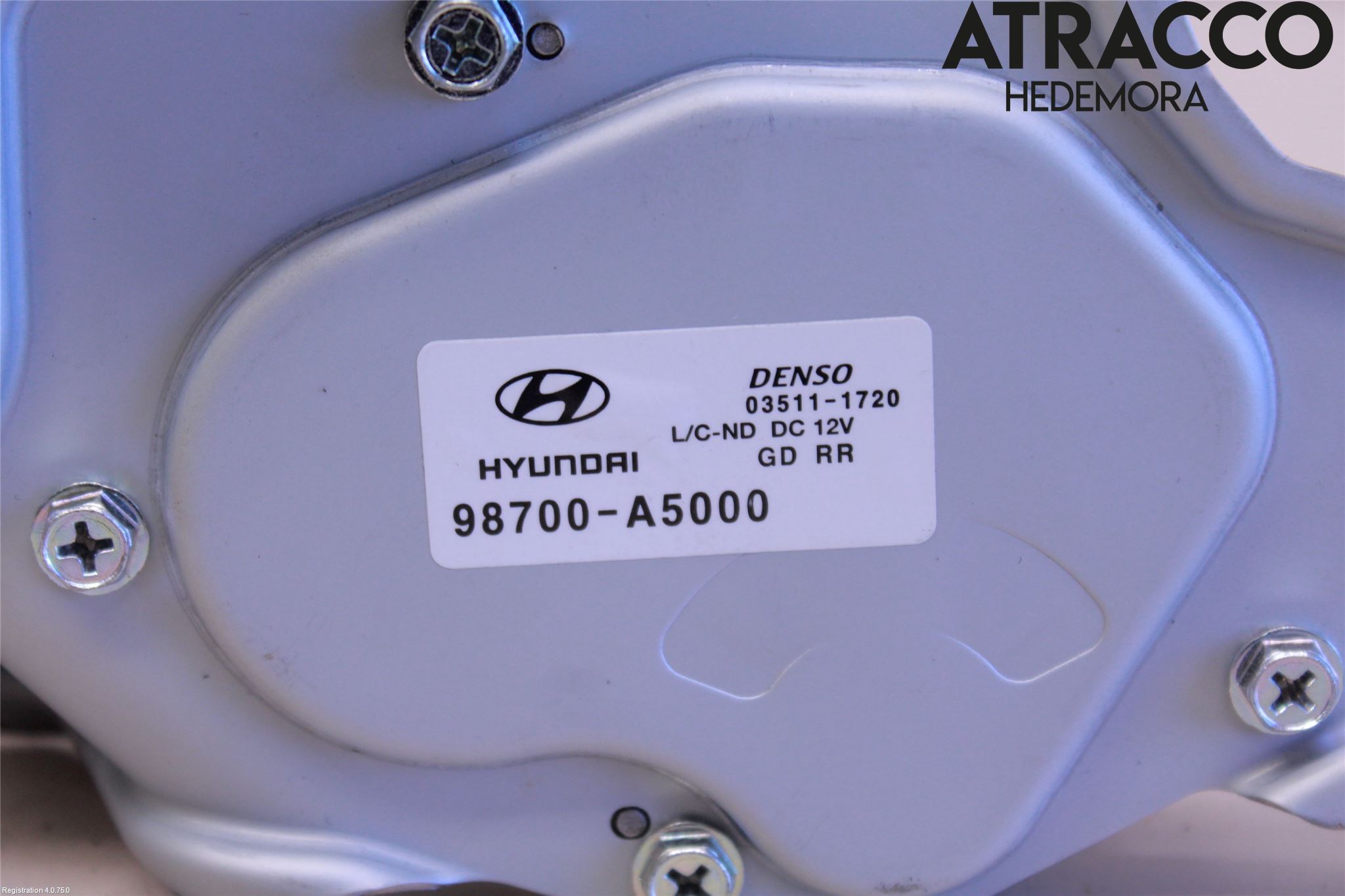 Hyundai i30 GD 13-17 Torkarmotor Baklucka