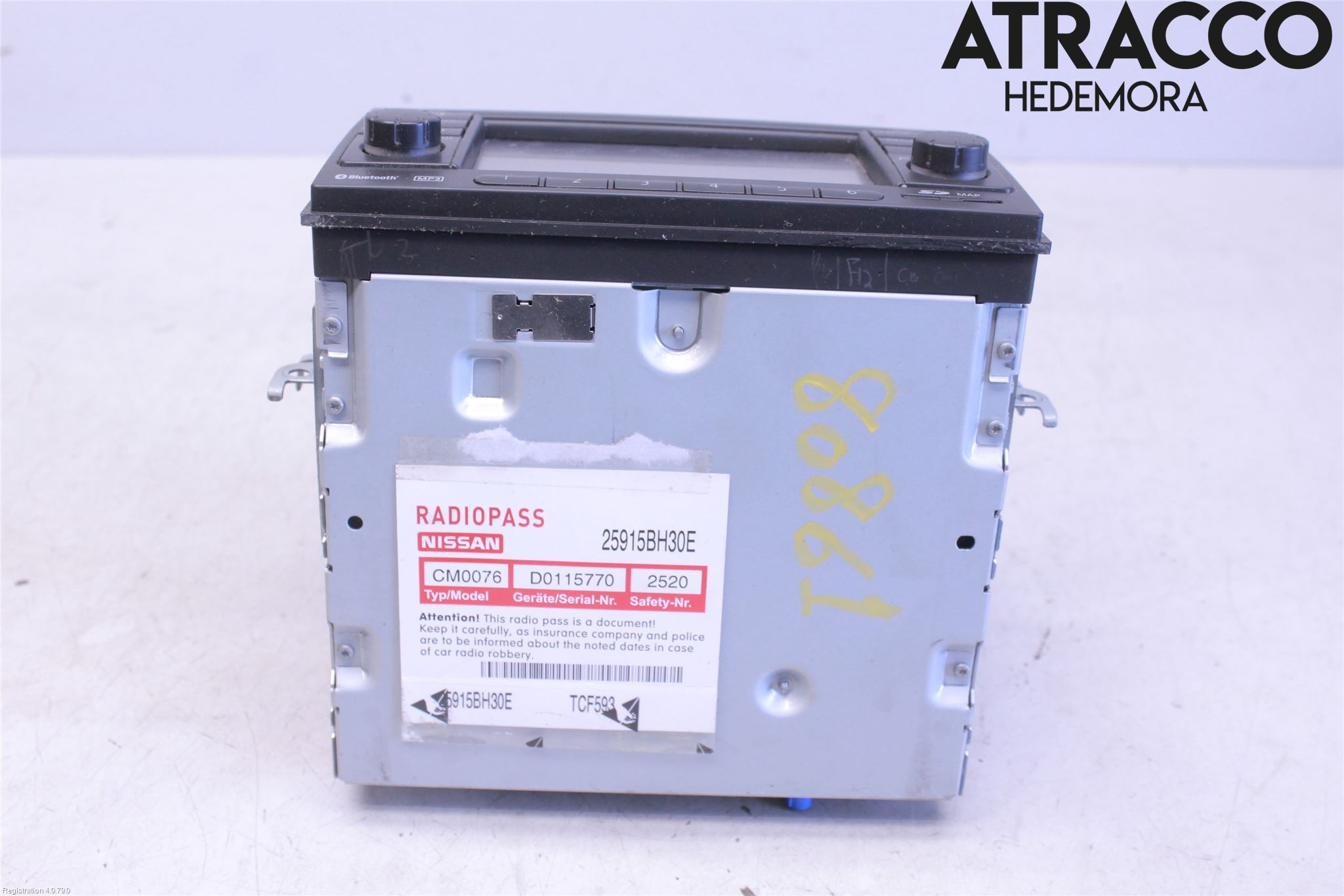 Nissan QASHQAI 10-14 Cd Radio - Multimediapanel