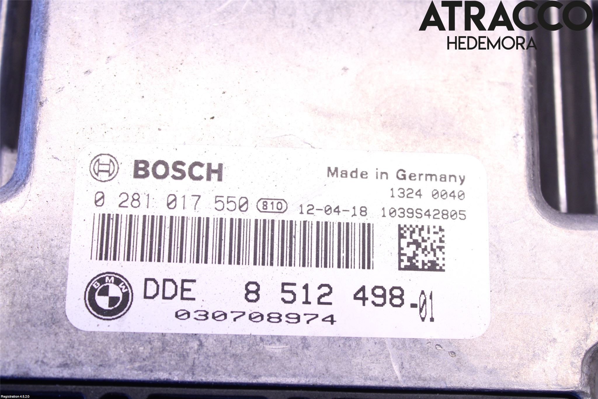 BMW X1 E84 10-15 Styrenhet Inspump Diesel