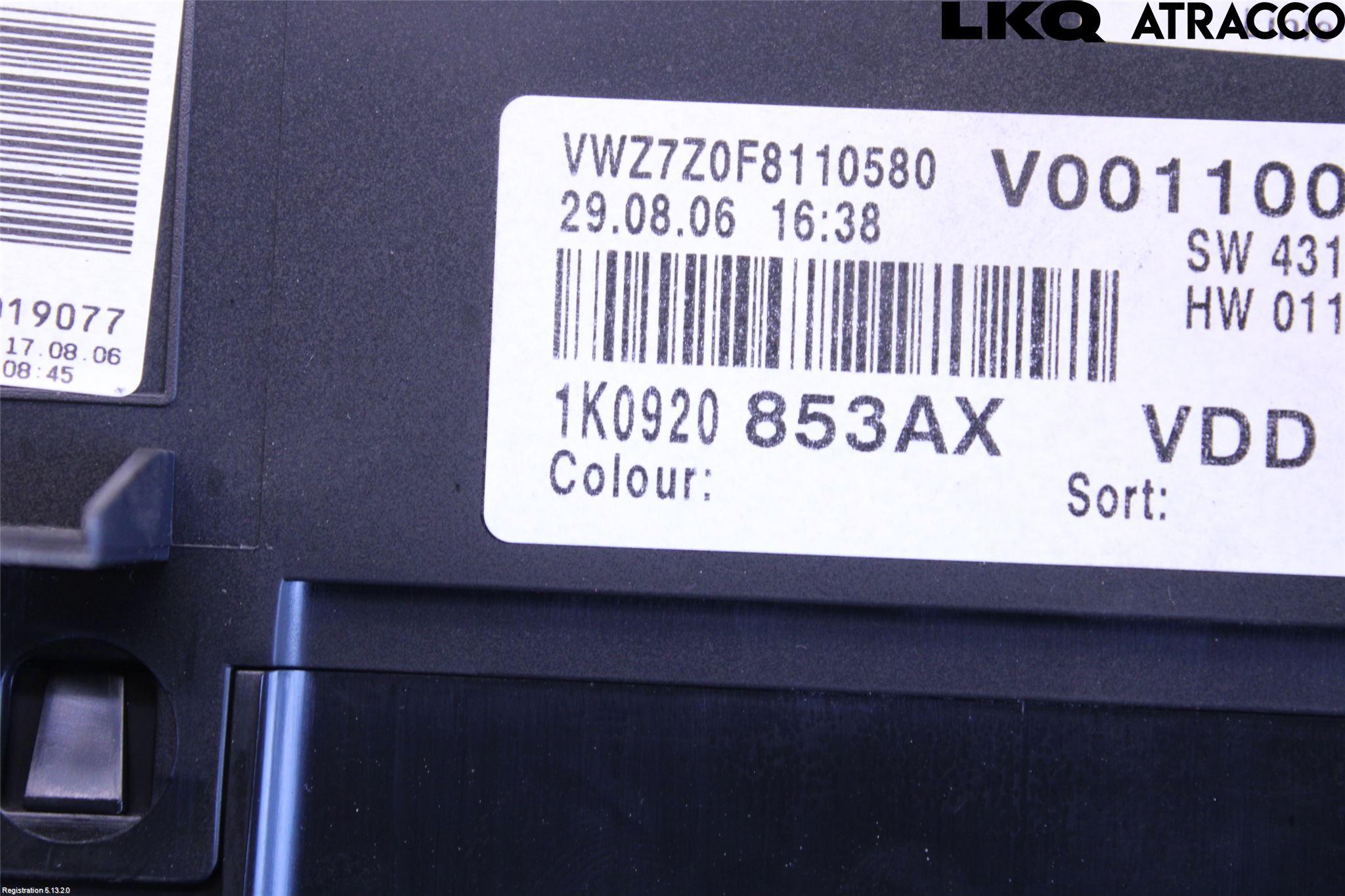 Volkswagen VW GOLF V 04-09 Instrument Komb