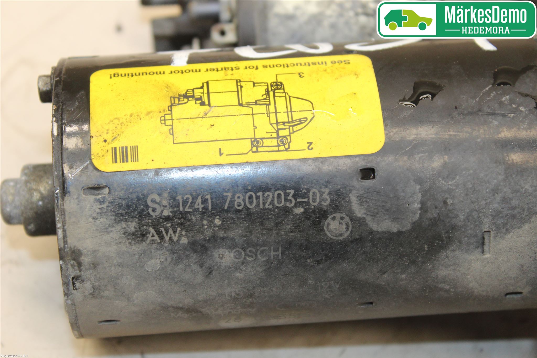 BMW 3 E90/91 SED/TOU 05-12 Startmotor