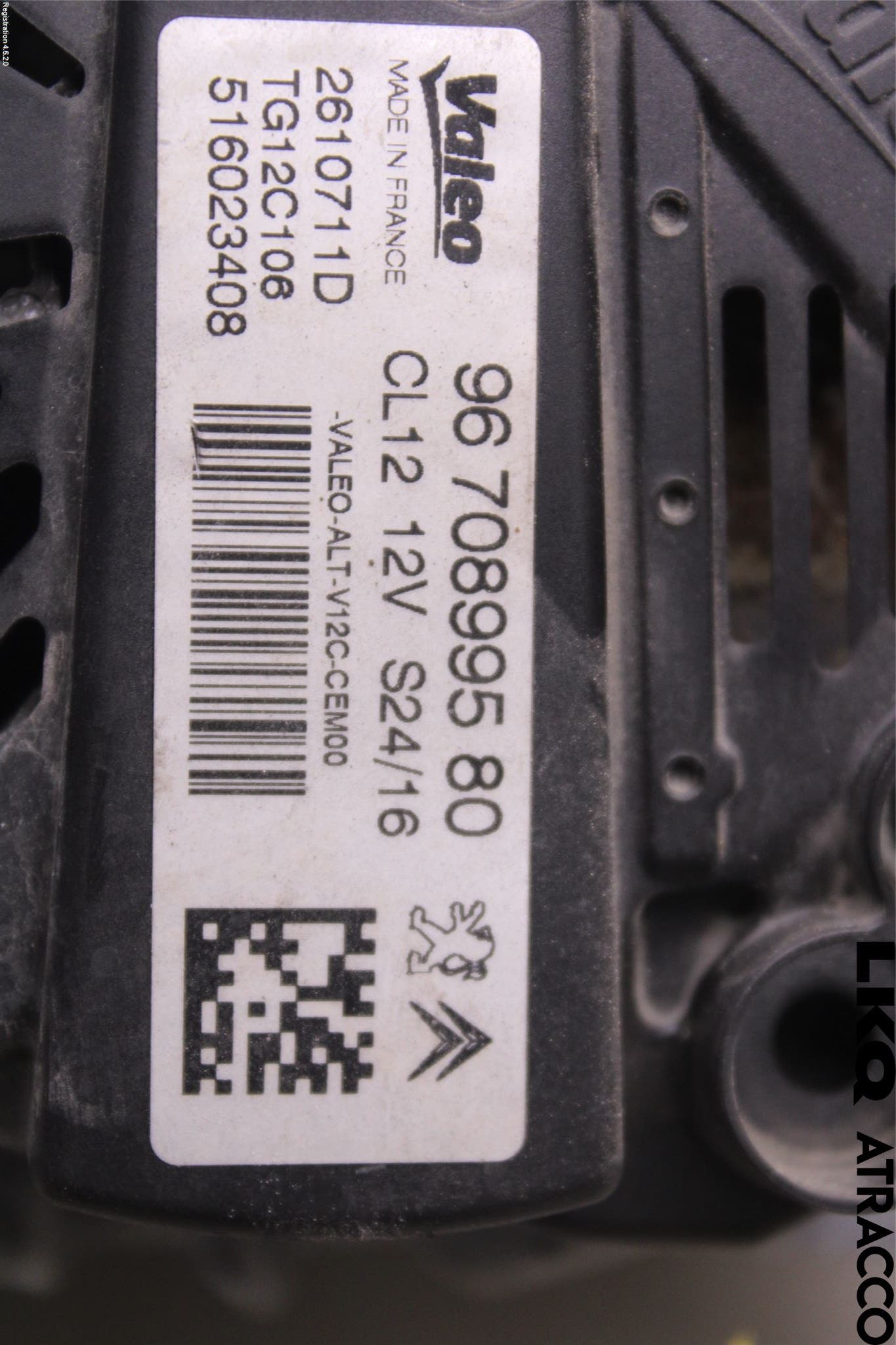 Peugeot 2008 13-20 Generator
