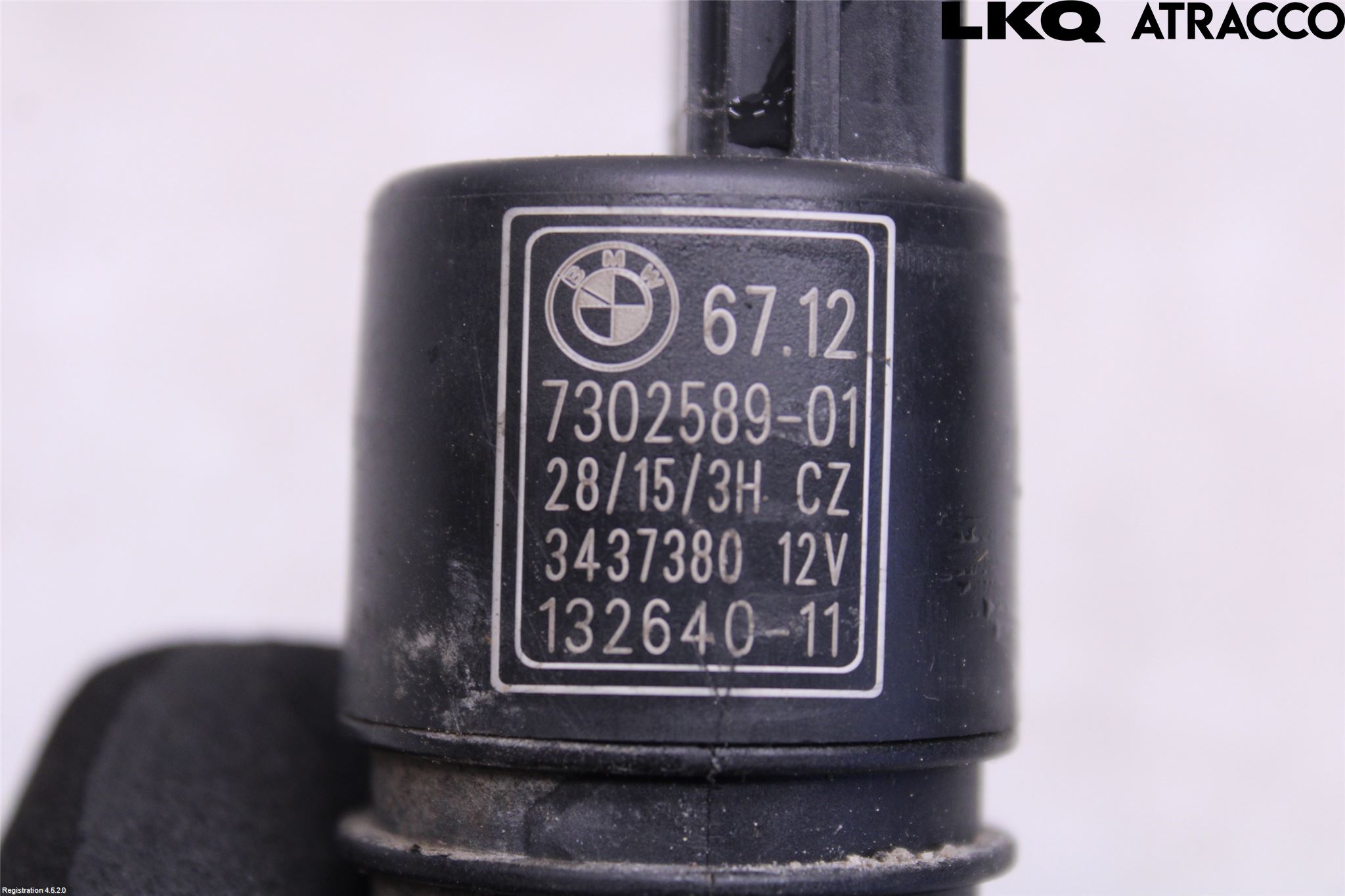 BMW 3 F30/F31/F80 12-19 Spolarpump Vindruta