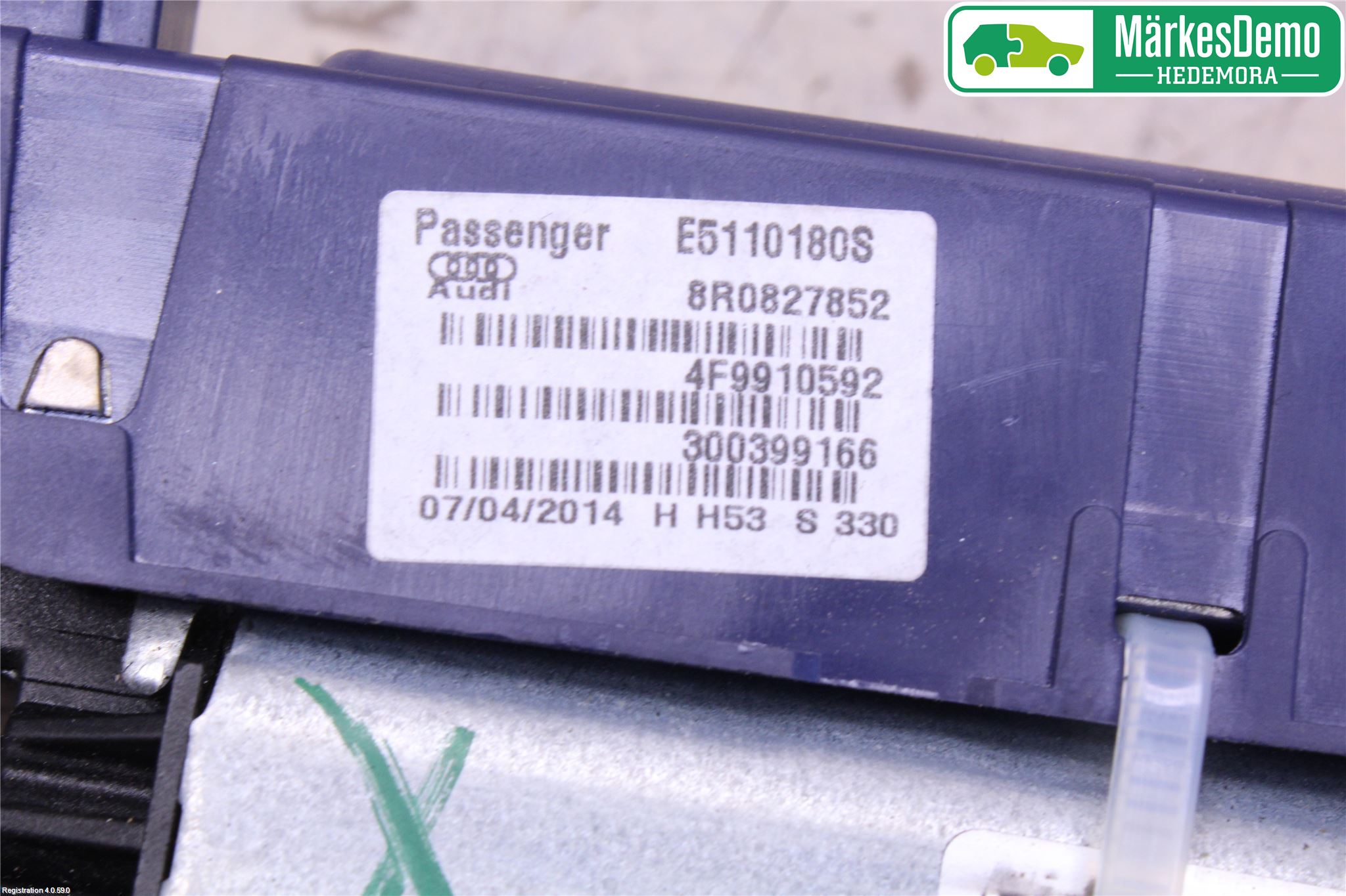 Audi Q5 09-16 Bakluckeöppnare Automatisk