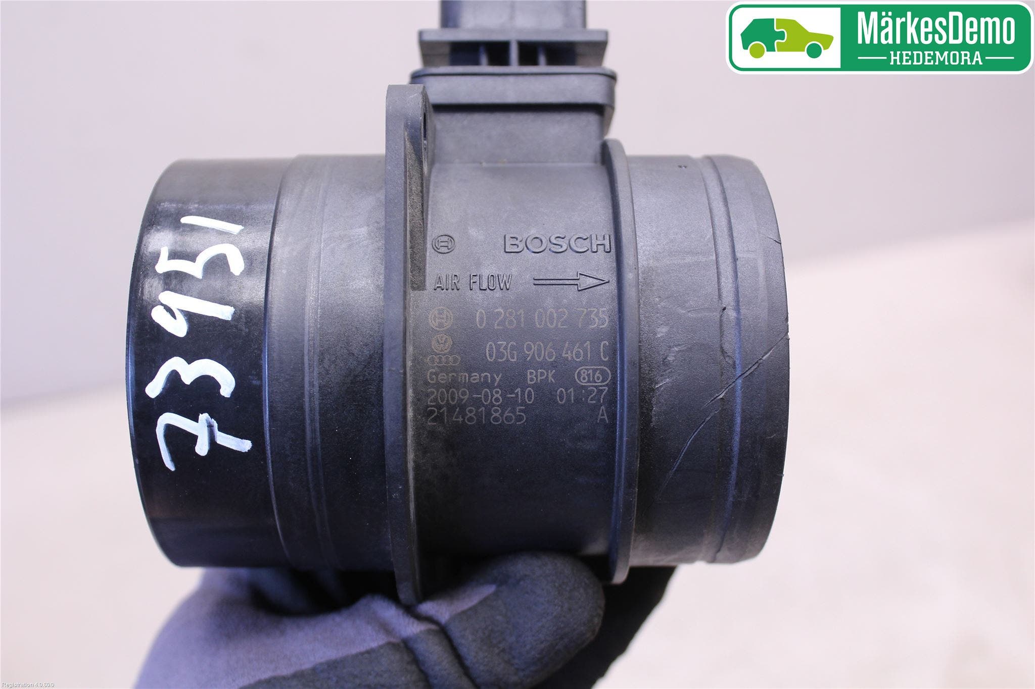 Audi A4/S4 08-11 Injluftmassamätare