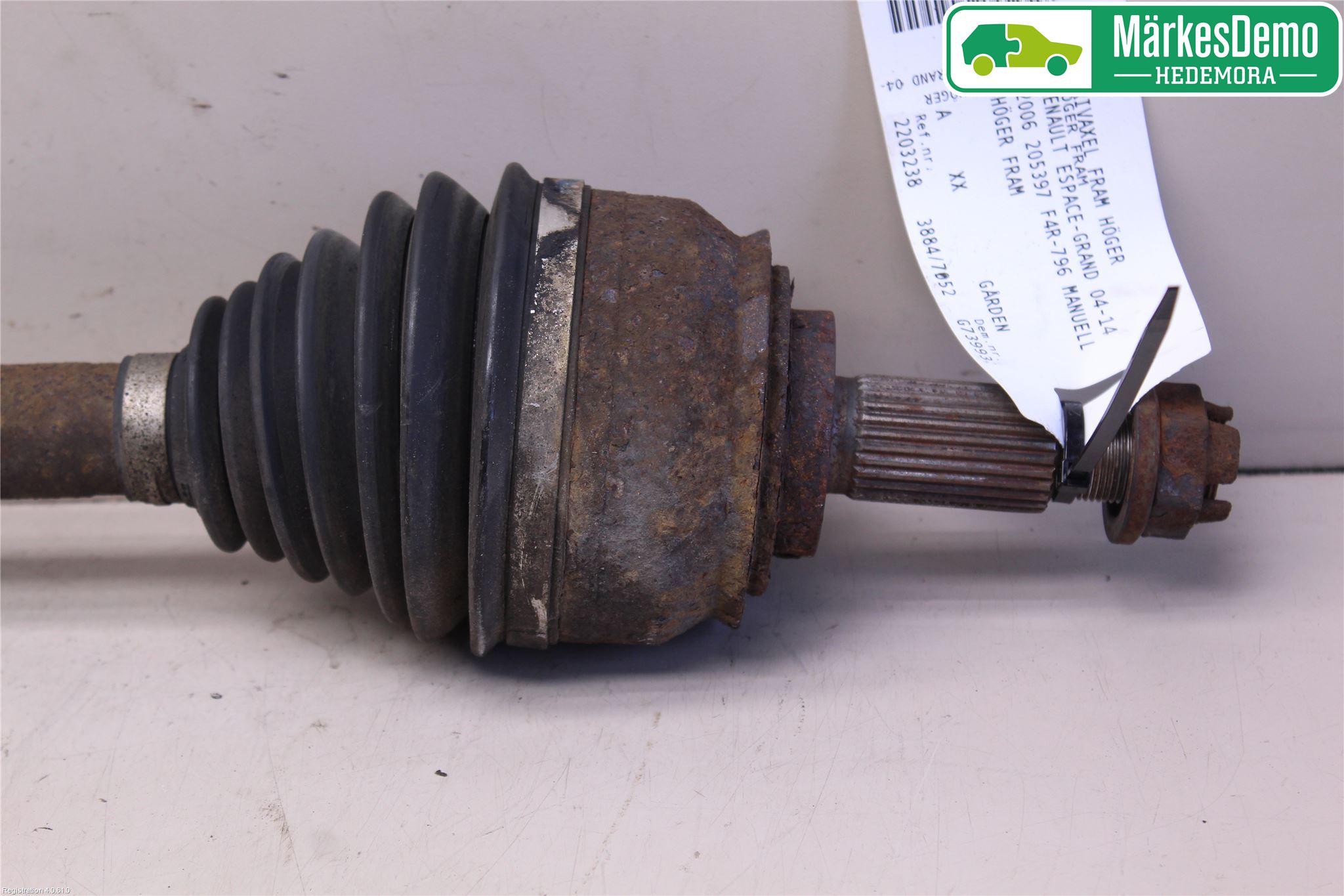 Renault ESPACE/GRAND ESPACE 04-14 Drivaxel Fram Höger