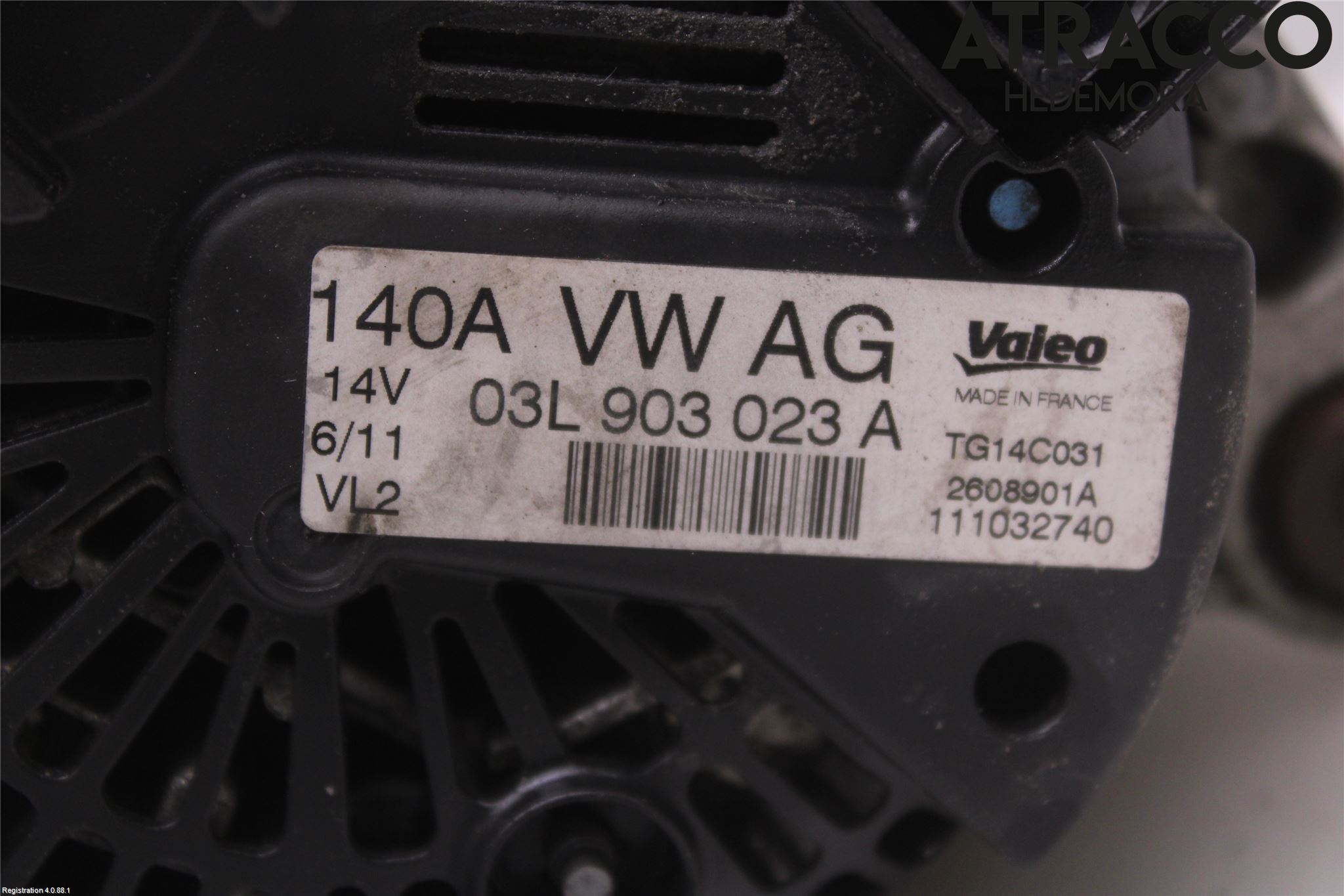 Audi A3/S3 05-13 Generator