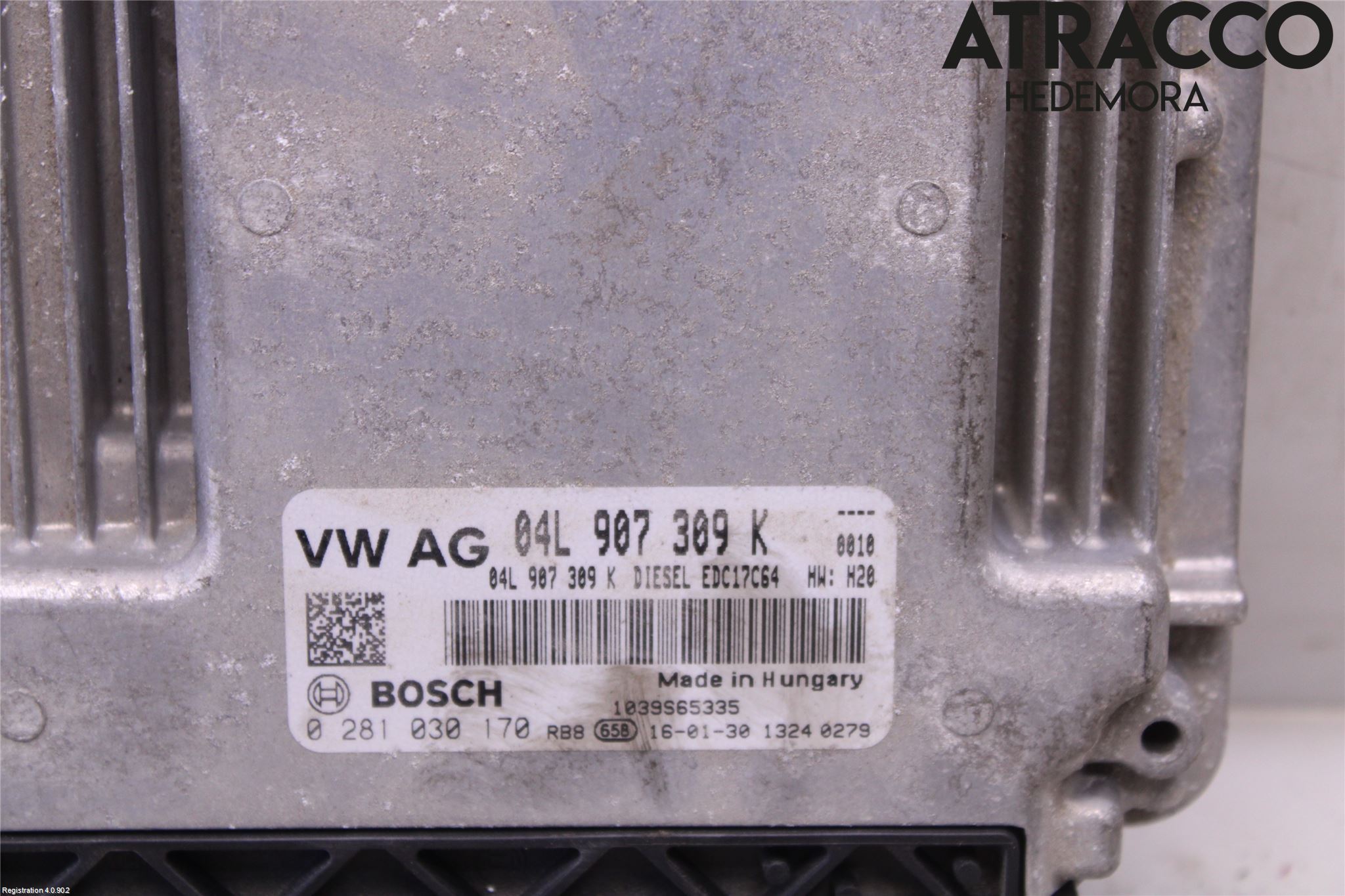 Volkswagen VW CADDY 16-20 Styrenhet Inspump Diesel