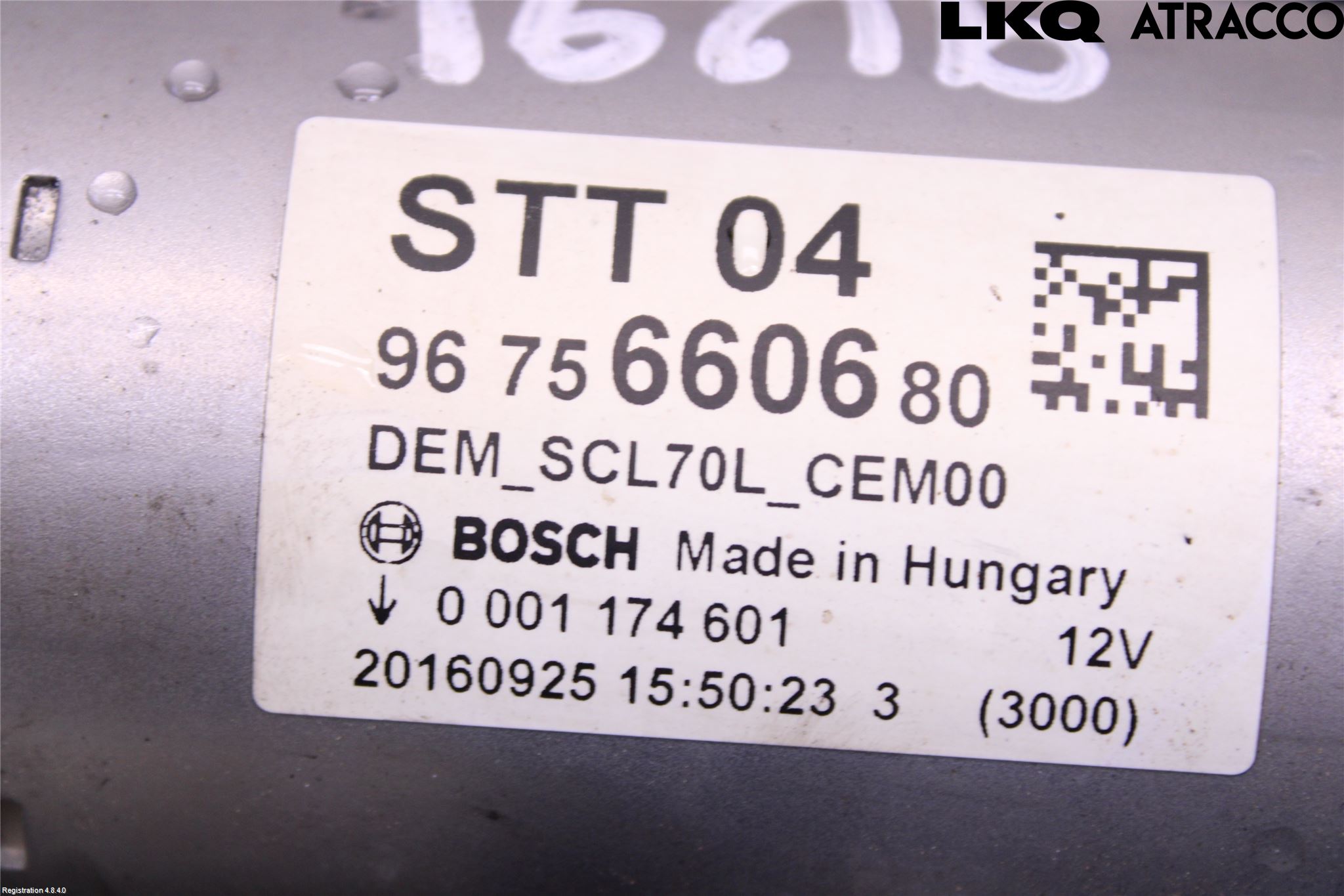 Citroen BERLINGO 08-18 Startmotor Diesel